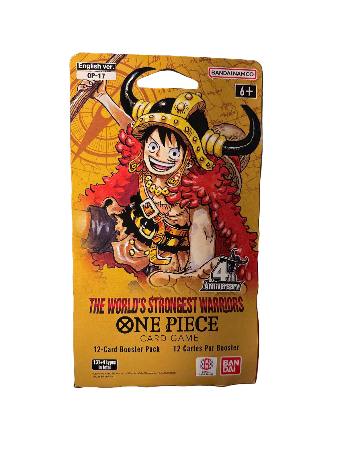 Op-17 - One Piece - The World’s Strongest Warriors - Booster Sleeve Pack