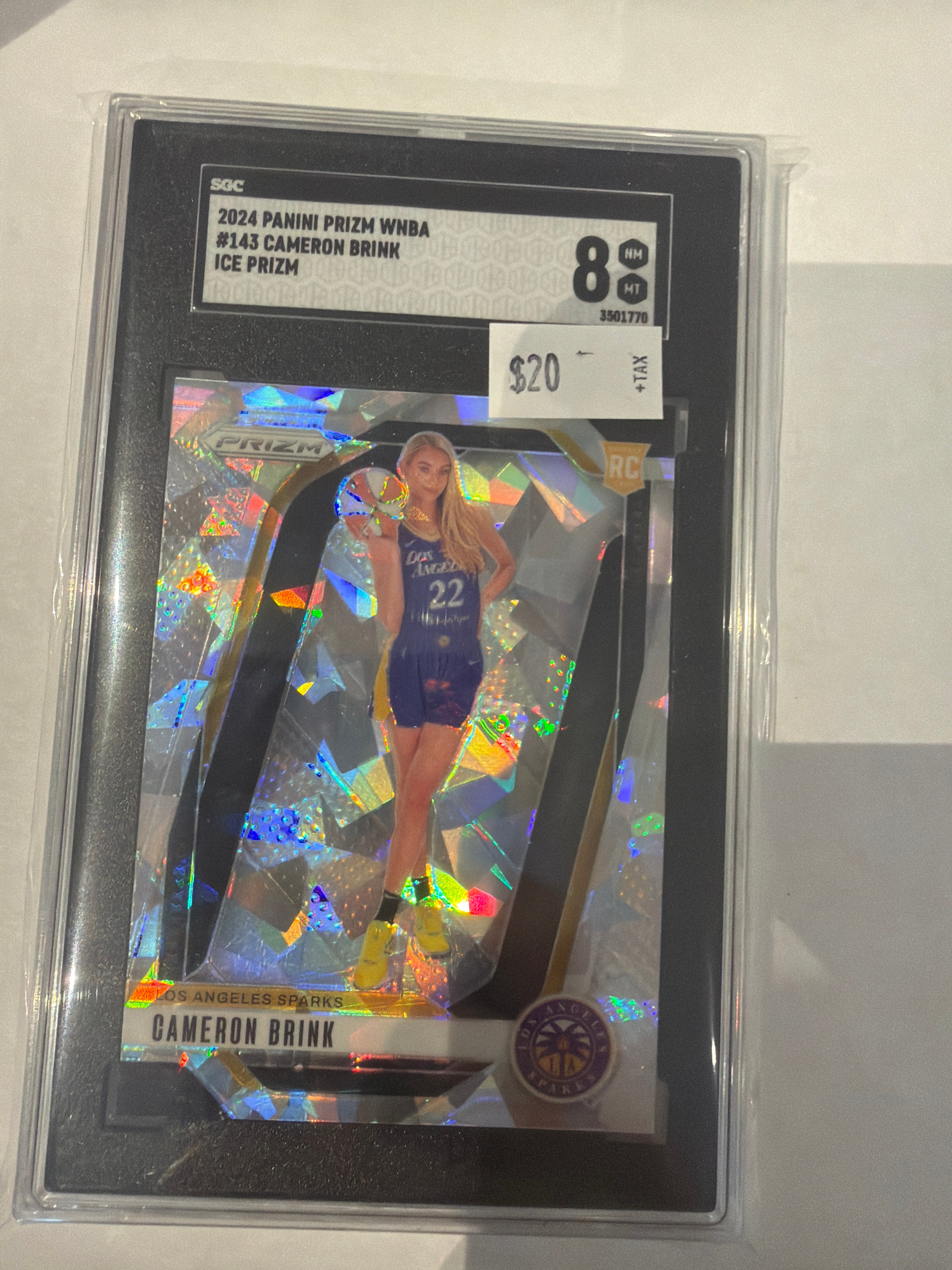 2024 Prizm WNBA Cameron Brink Ice Prizm SGC 8