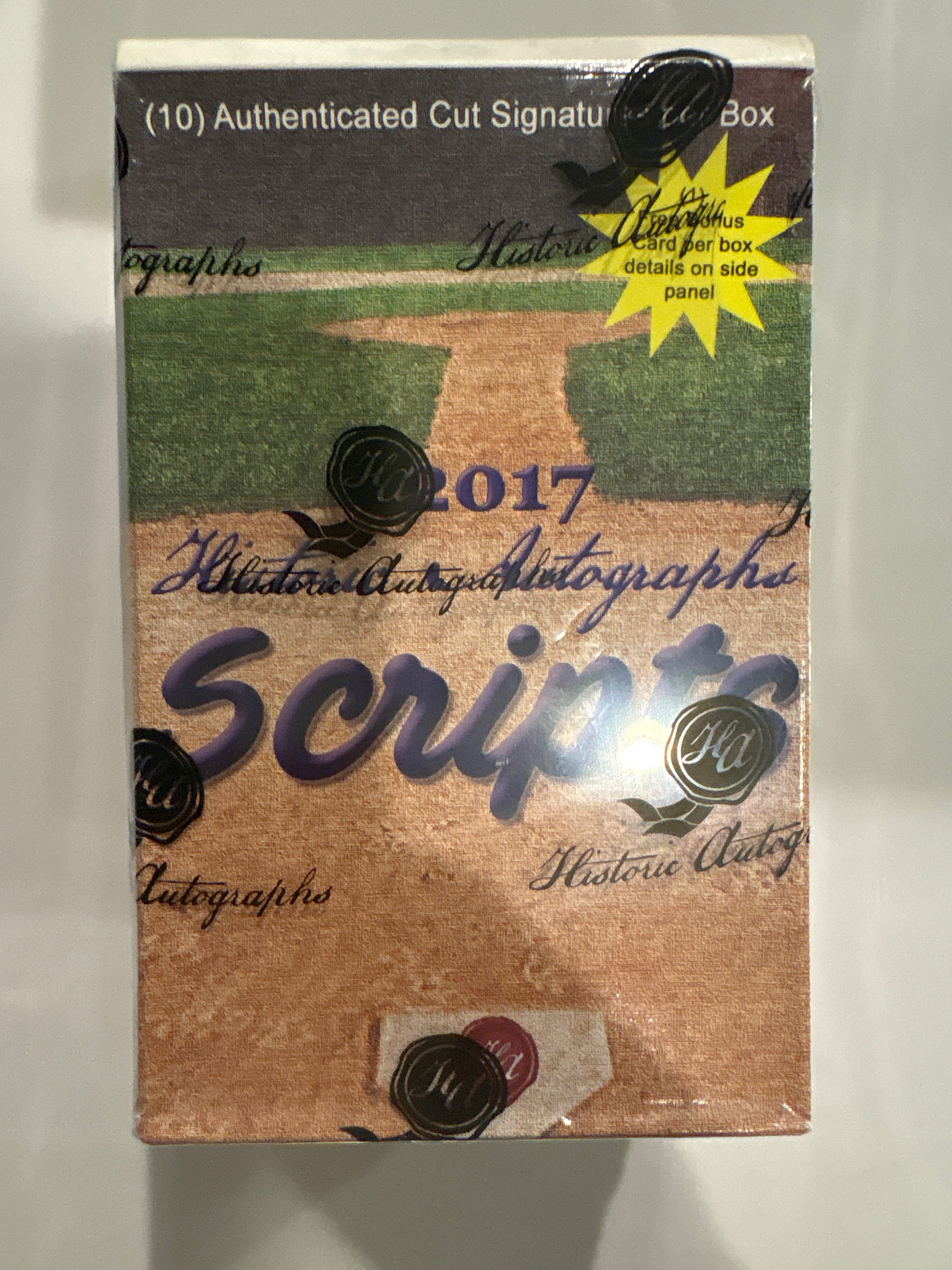 2017 Historic Autographs Scripts Baseball Hobby Box
