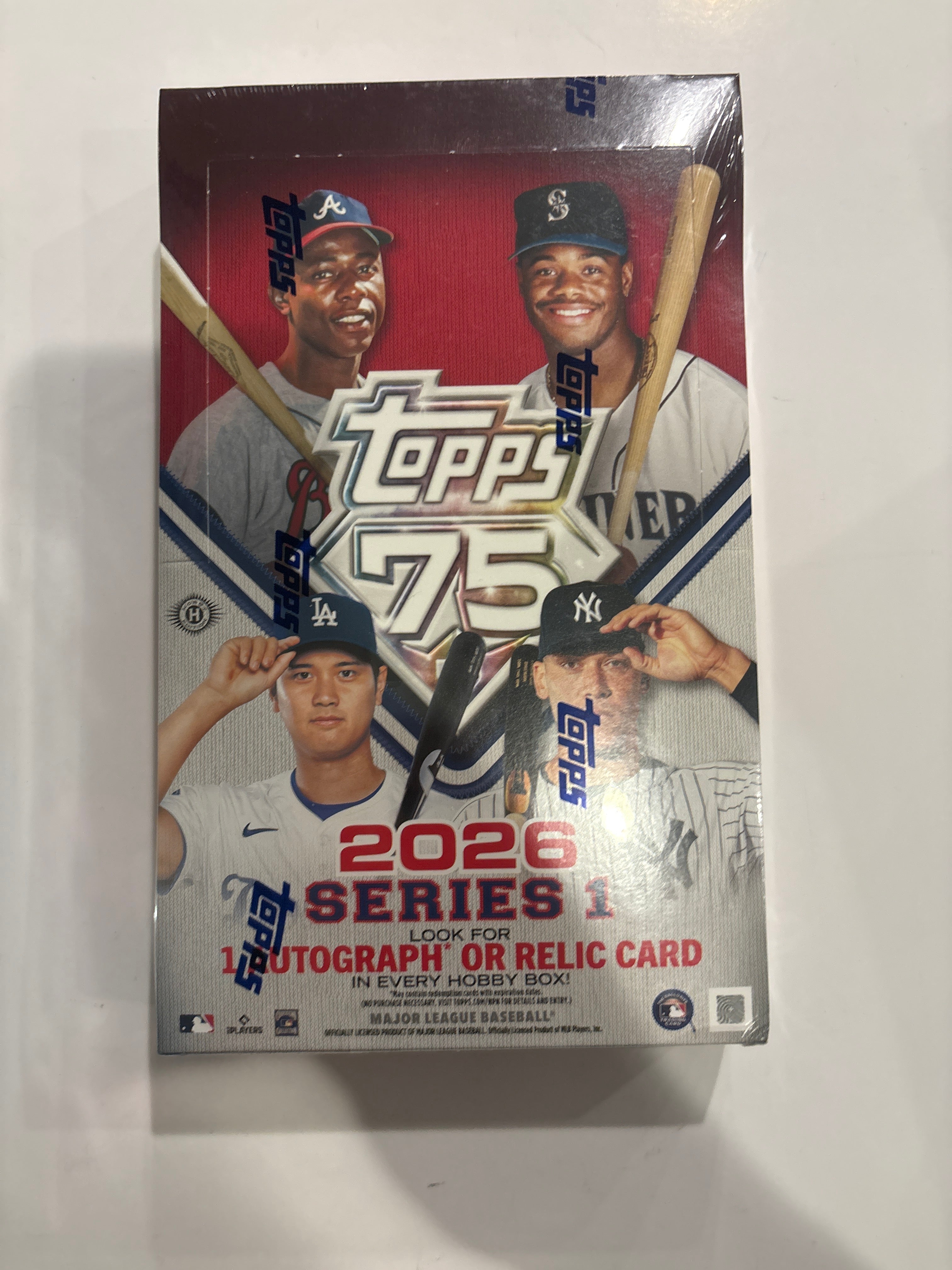 2026 Topps Series 1 75 Years Baseball Hobby Box