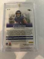 2024 Panini prestige Kyle Hamilton auto 9/10