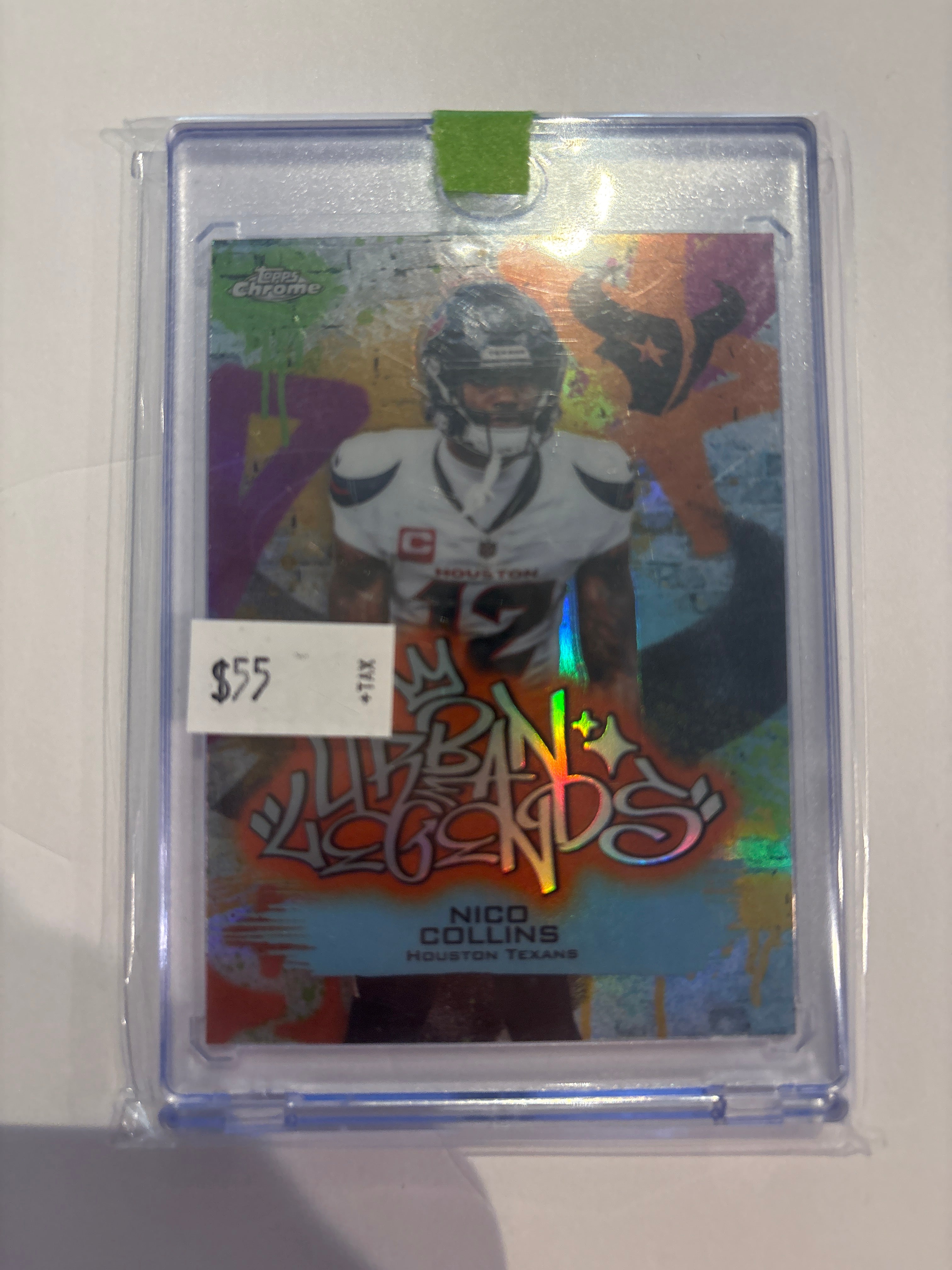 2025 Topps Chrome Nico Collins Urban Legends UL-9