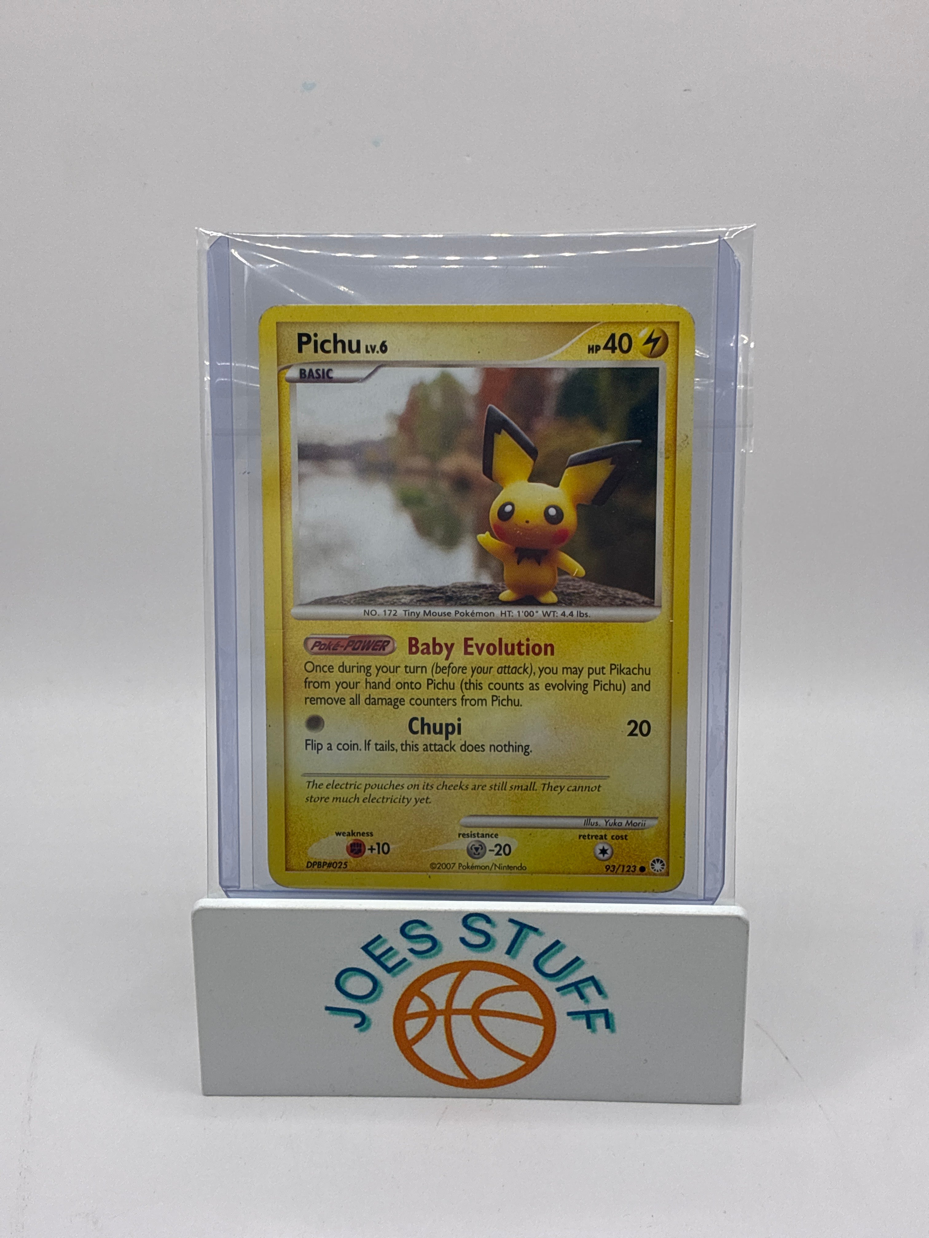 Pichu 93/123 Mysterious Treasures Reverse Holo