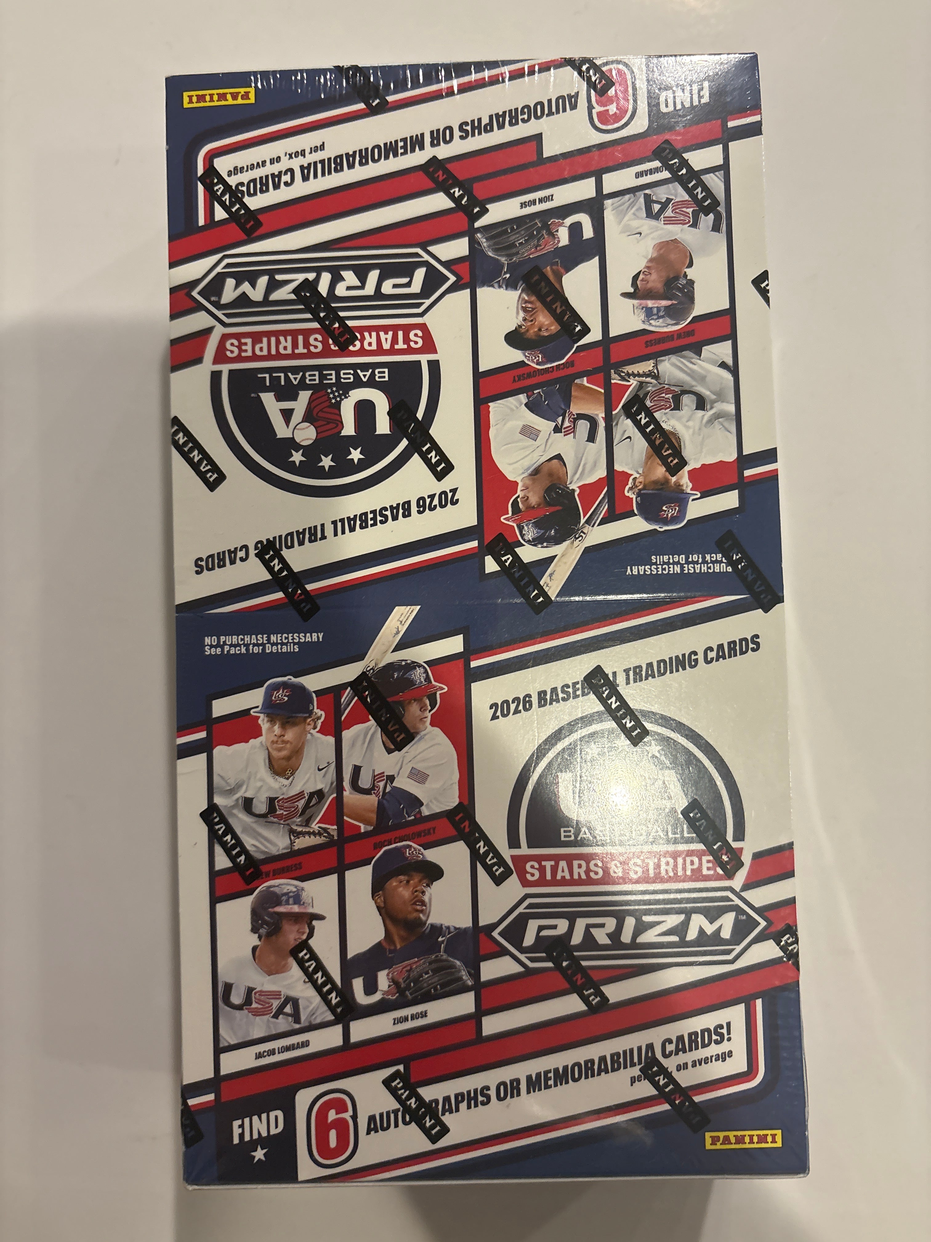 2026 Panini Prizm USA Baseball Stars & Stripes Hobby Box