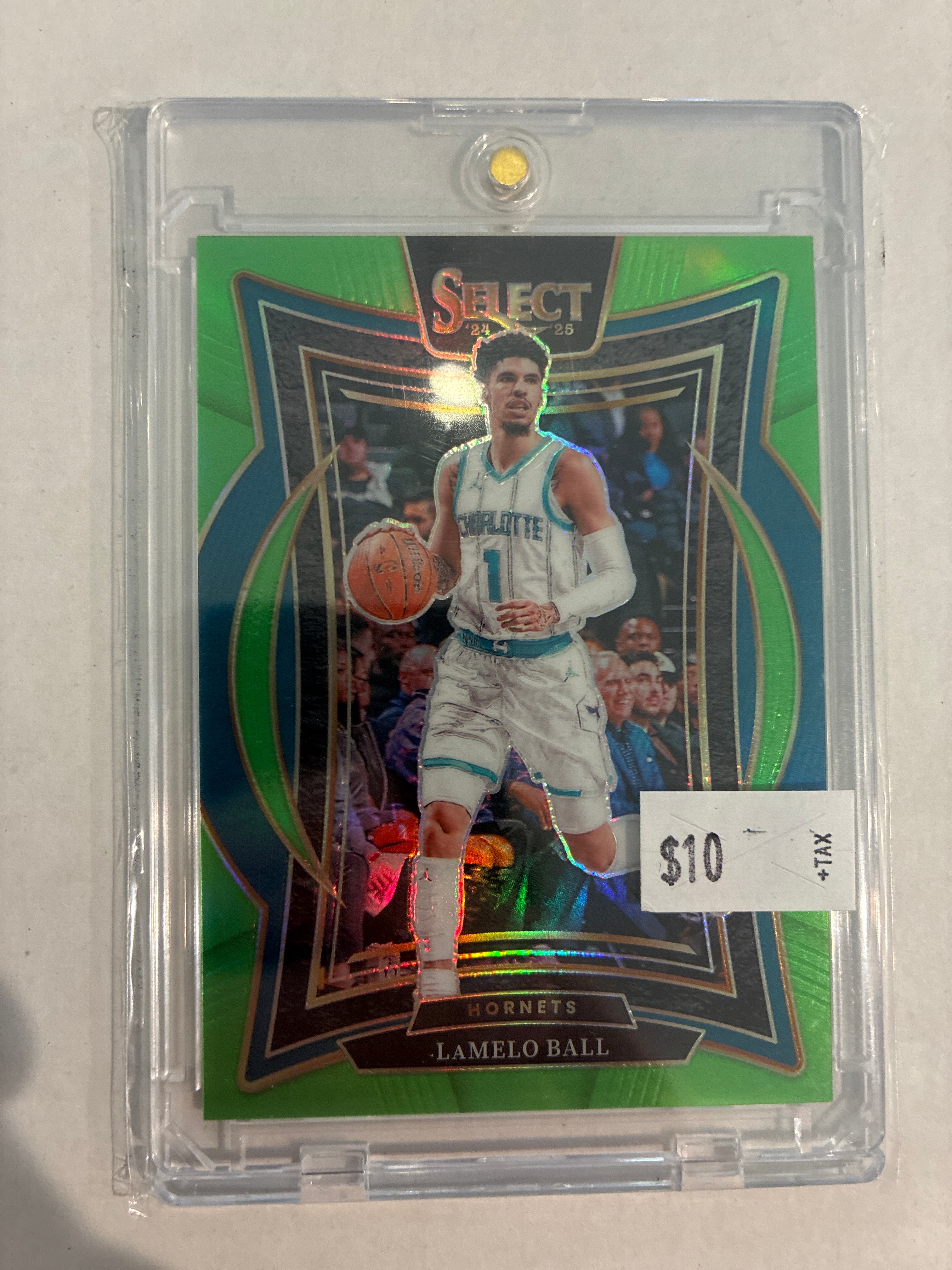 2024-25 Panini Select LaMelo Ball Concourse Green Refractor 64/75