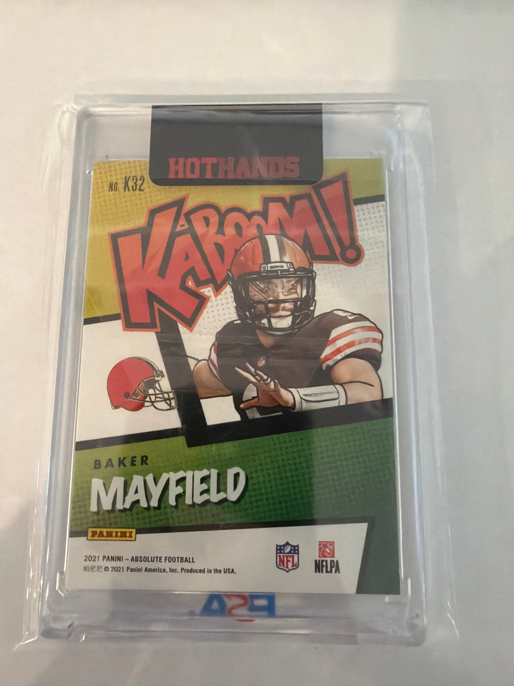 2021 Panini Absolute Baker Mayfield kaboom