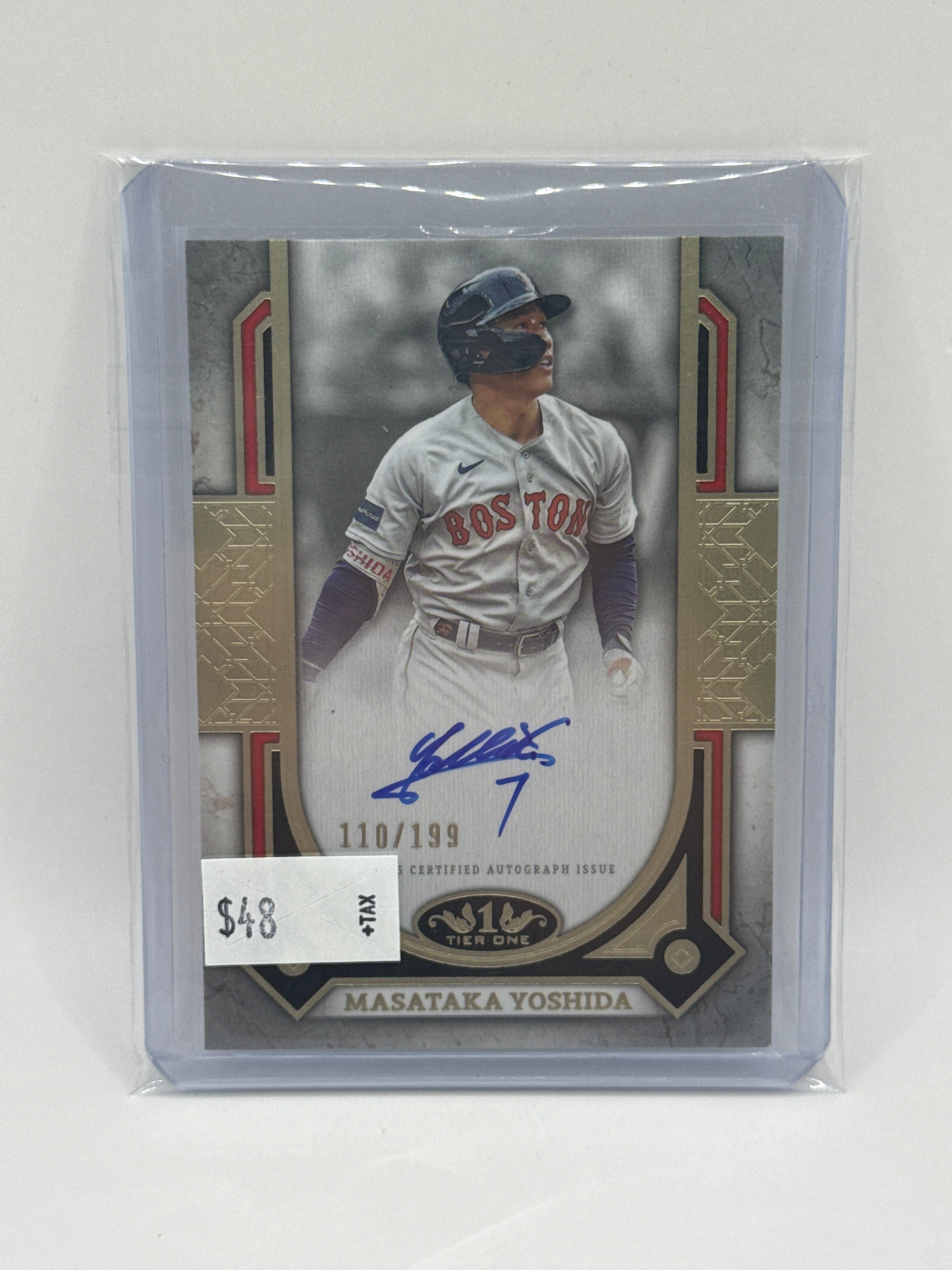 Topps Teir One Masataka Yoshida Autograph 110/199