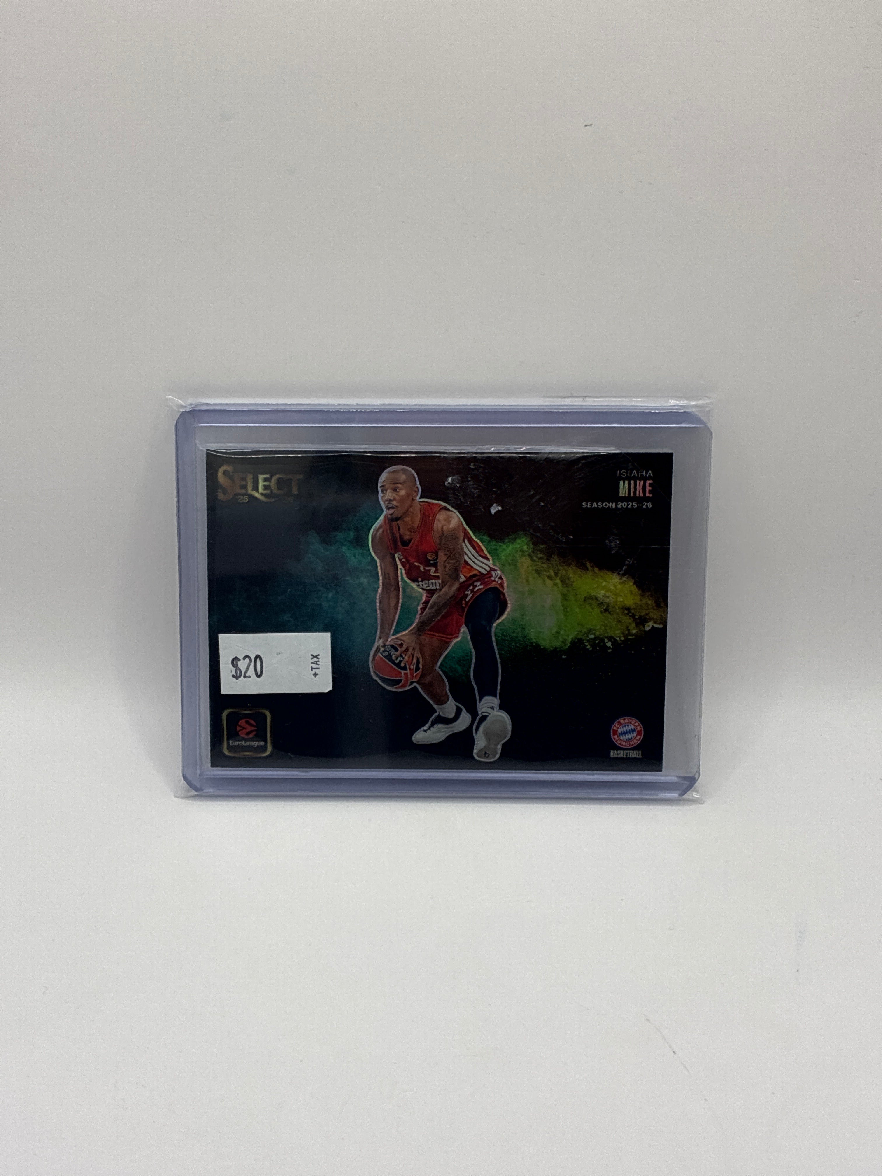 2025-26 Panini Select EuroLeague Isaiah Mike Black Color Blast