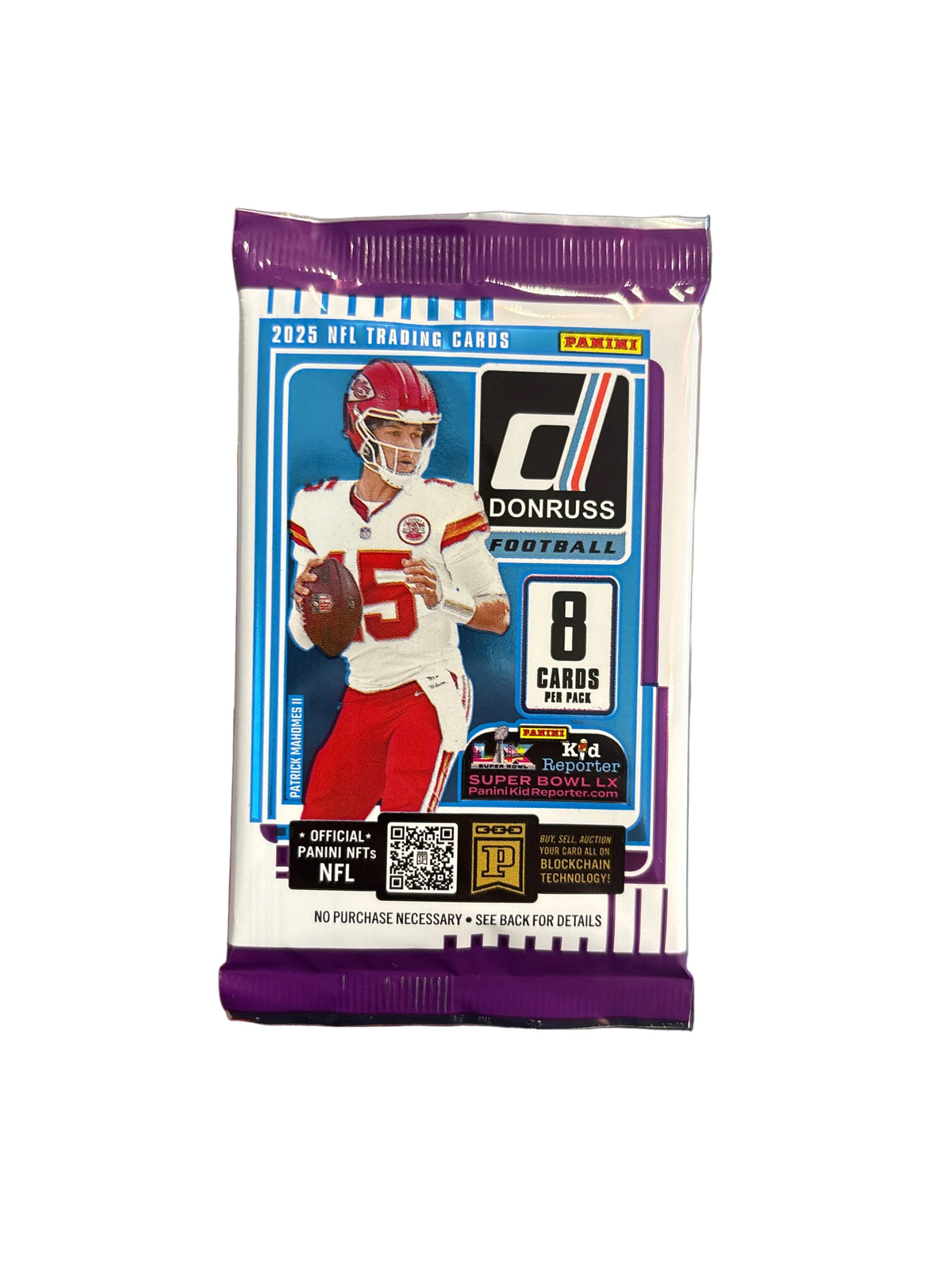 2025 Panini DONRUSS NFL Football Retail Pack (8 Per Pack)