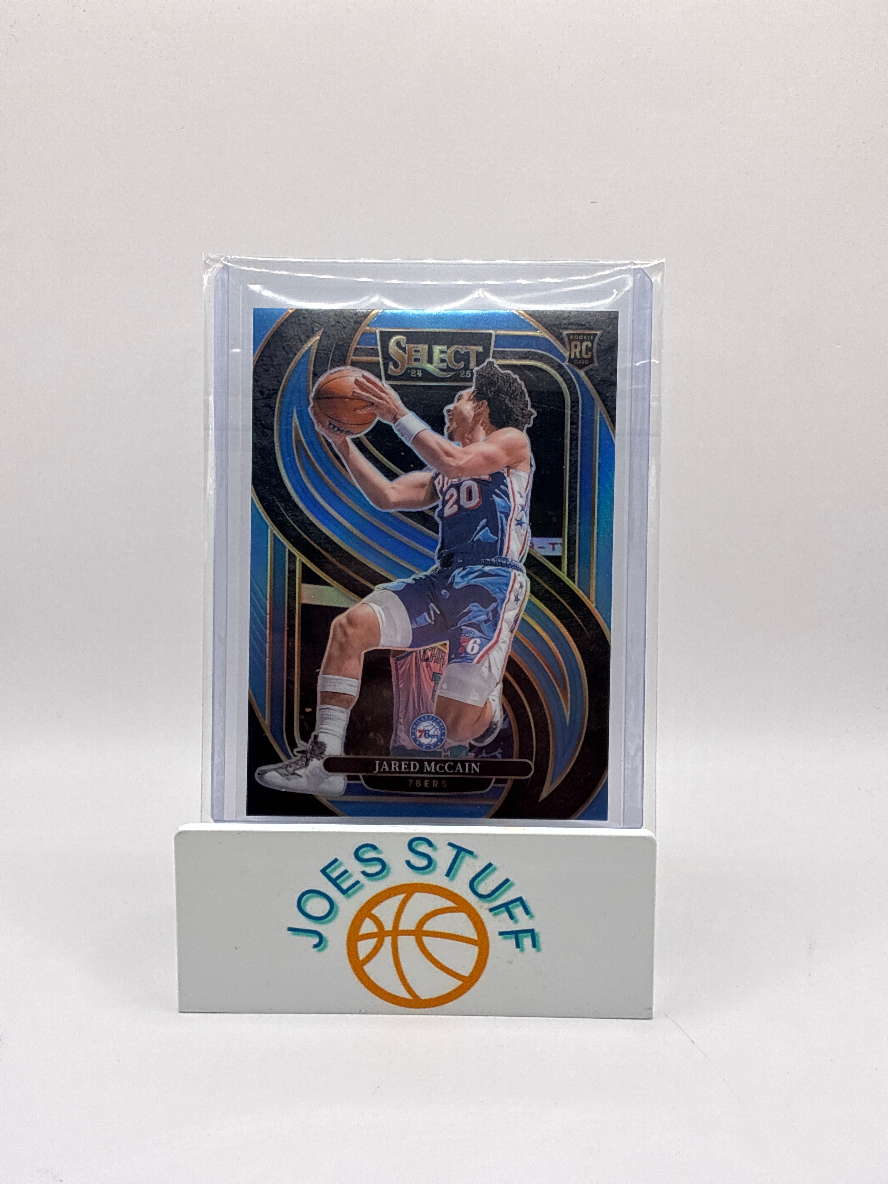 2025 Panini Select - Premier Level Jared McCain #184 Light Blue Prizm 103/299