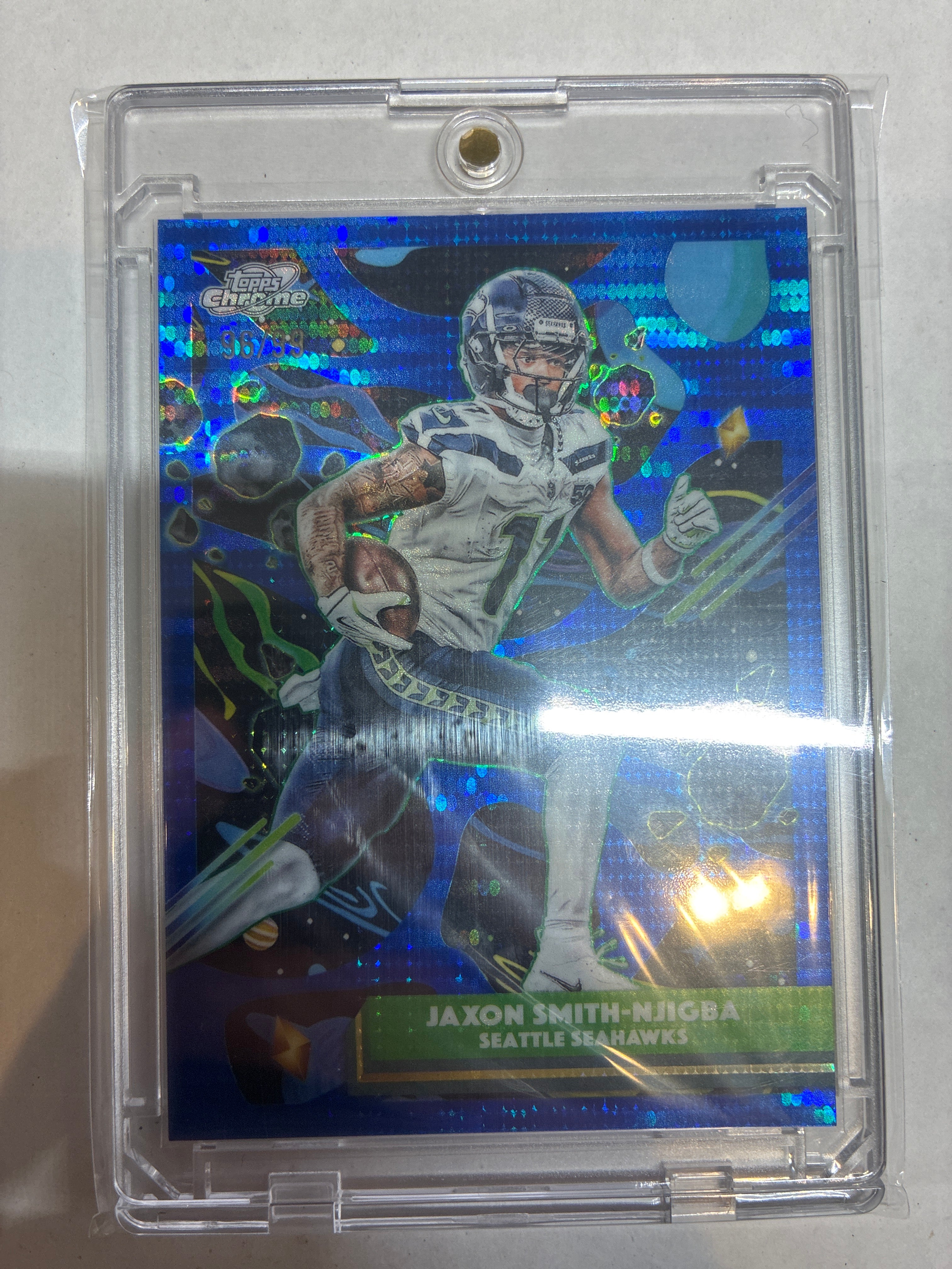 2025 Topps Cosmic Chrome Jaxon Smith-Njigba Nucleus Refractor #91