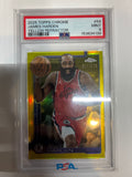 2025-26 Topps Chrome James Harden #54 Yellow Refractor 011/275 PSA 9