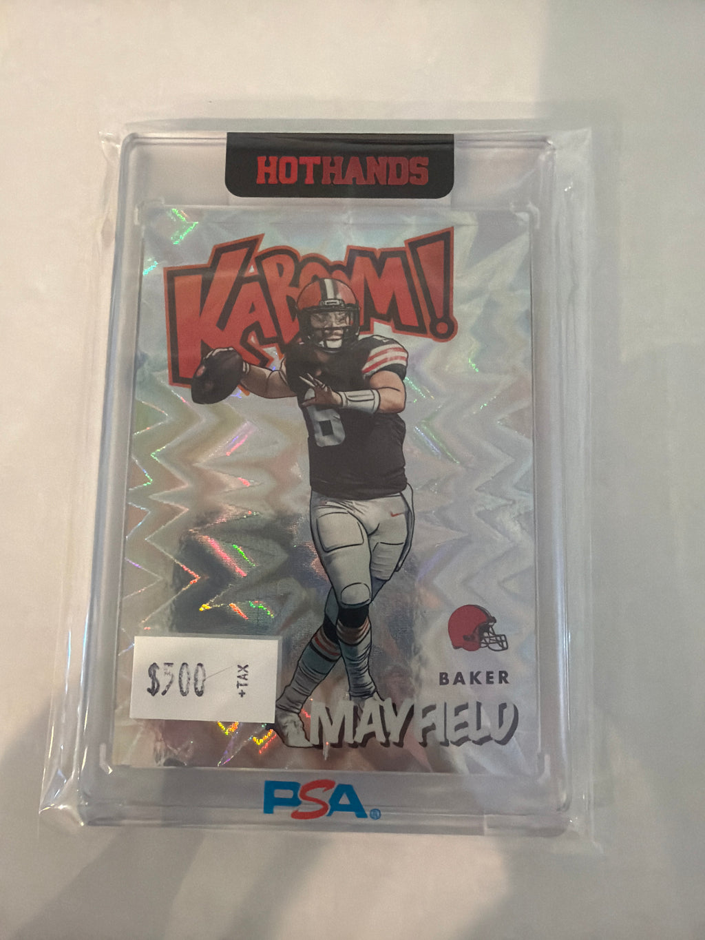 2021 Panini Absolute Baker Mayfield kaboom