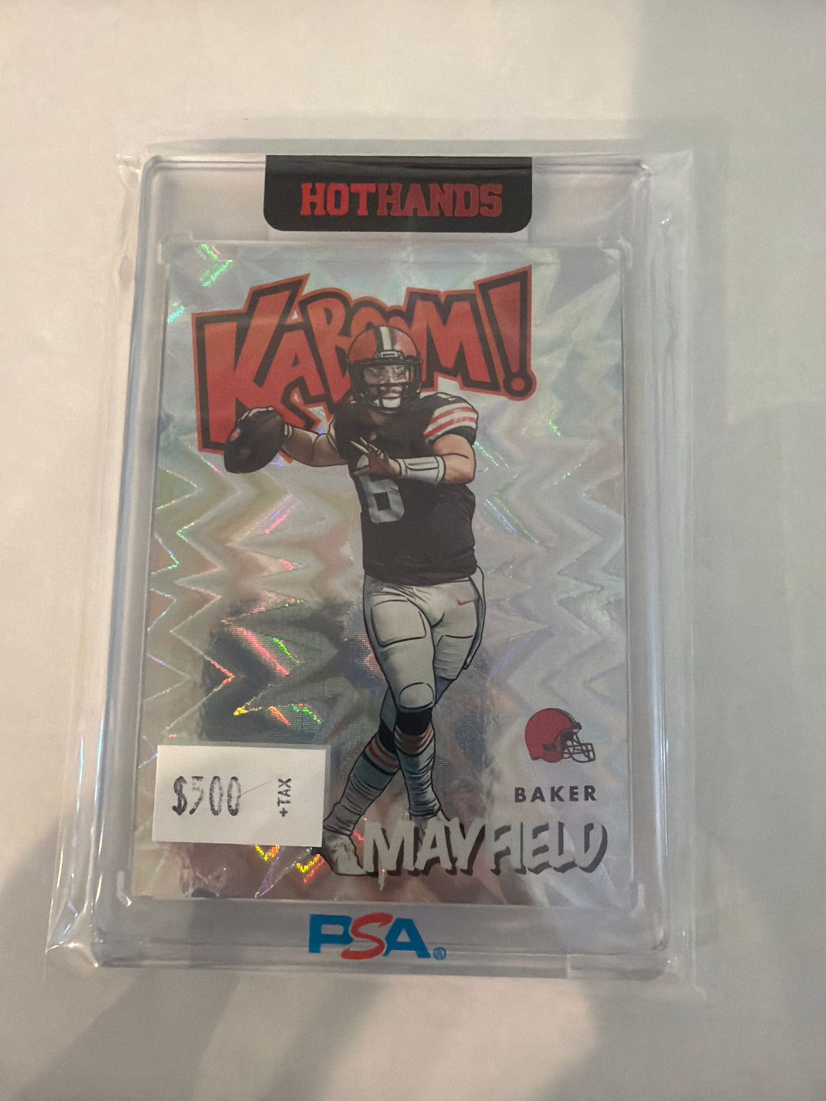 2021 Panini Absolute Baker Mayfield kaboom