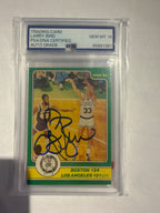 1984 star Larry Bird Autograph PSA certified