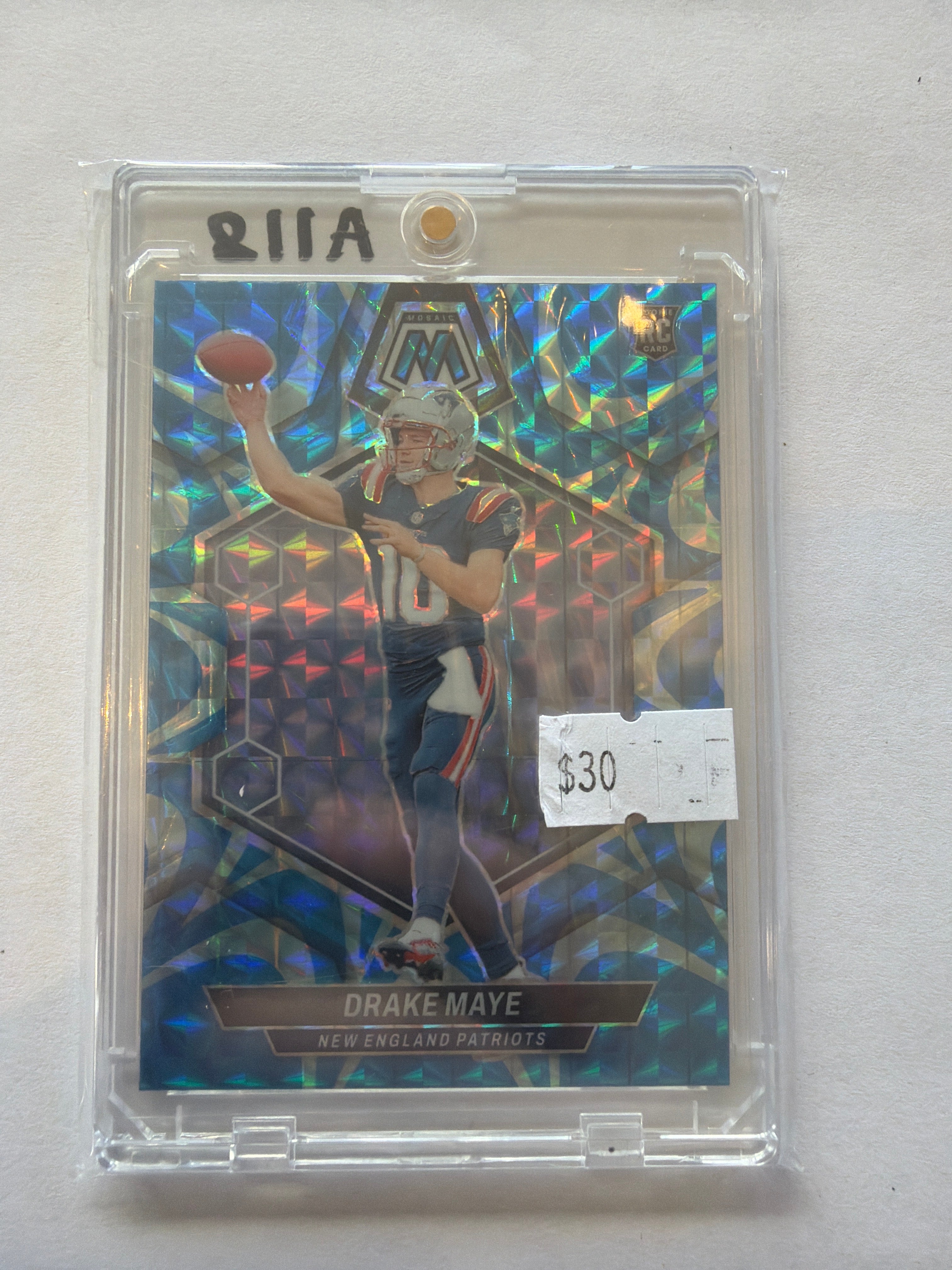 2025 mosaic Drake Maye rookie card