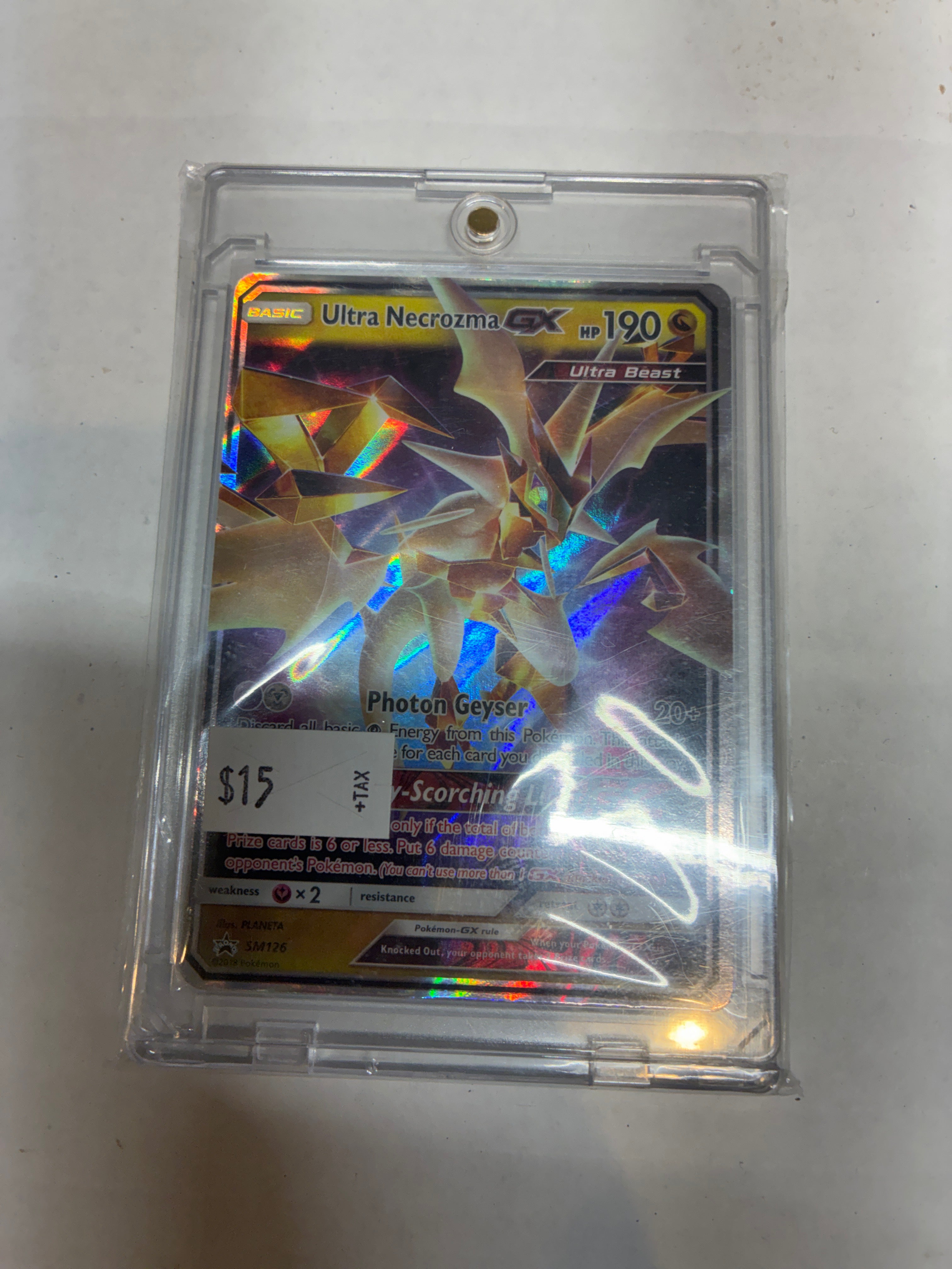 Ultra Necrozma GX SM126 Sm Holo