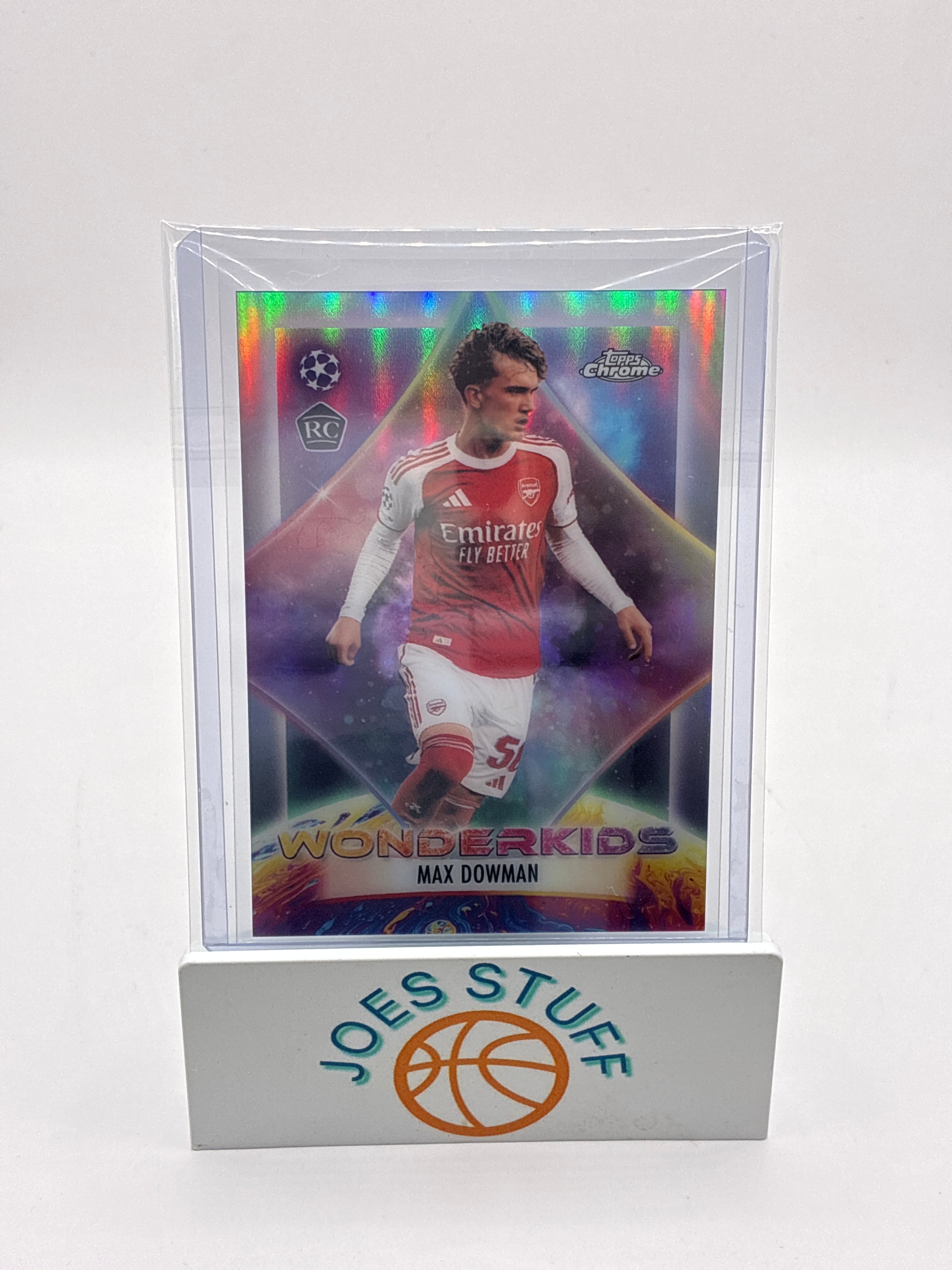 2025-26 Topps Chrome Uefa Club Competitions Wonderkids Max Dowman