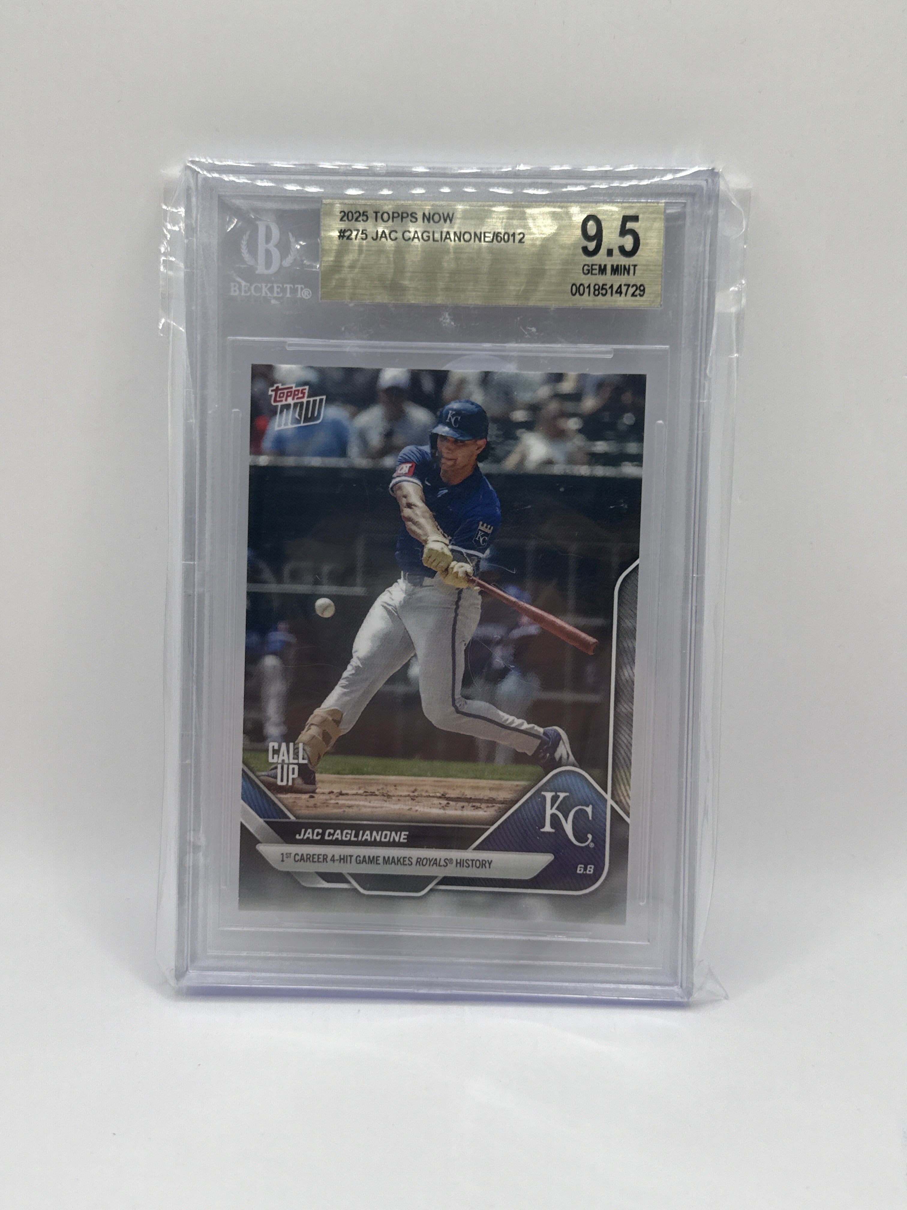 2025 Topps Now Jac Caglianone BKT 9.5