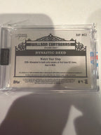 Topps Dynasty Wilson Coatreras Patch Auto 5/10
