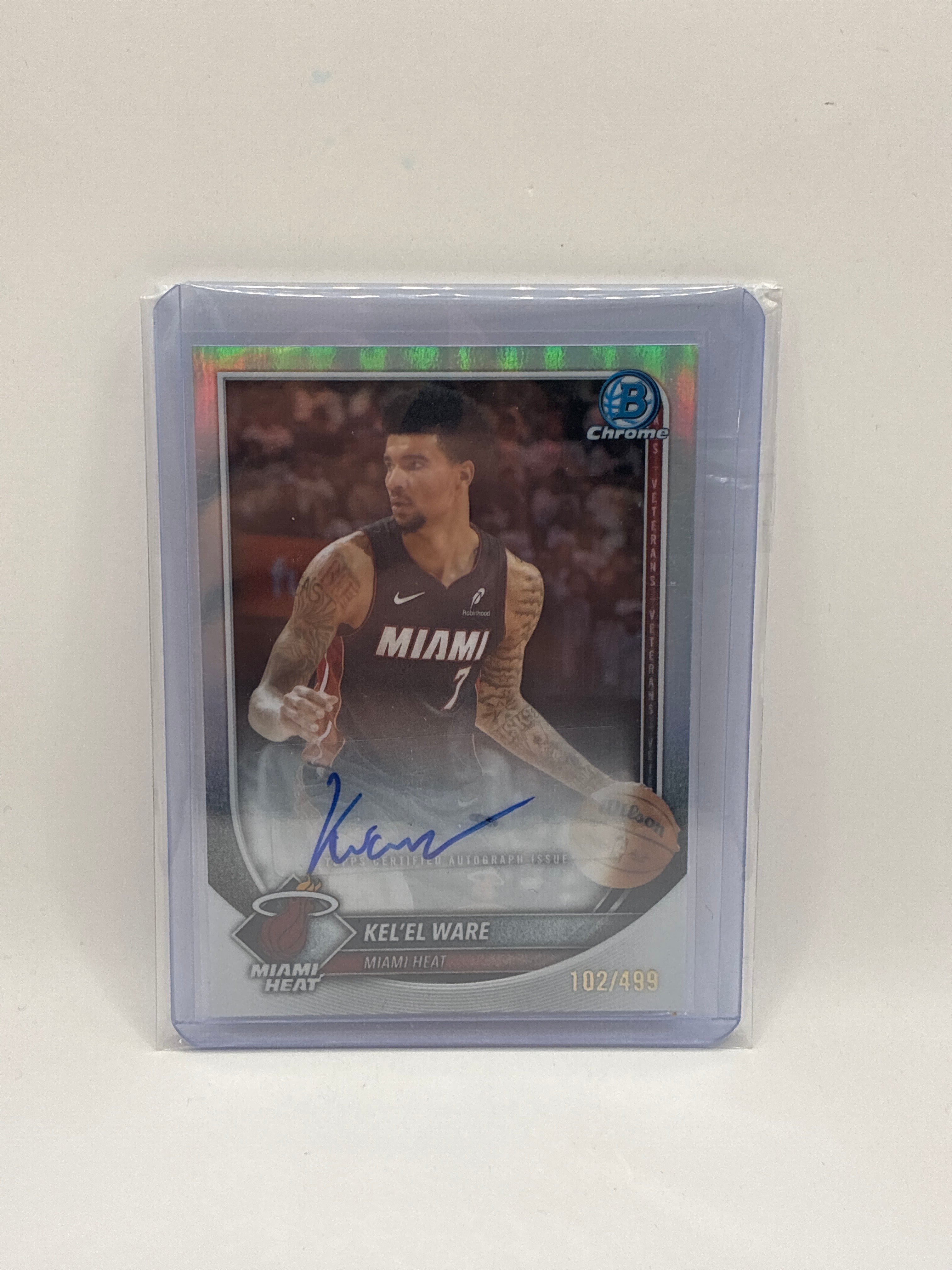 2025-26 Bowman Chrome Autographs Kel’el Ware #BCA-KW