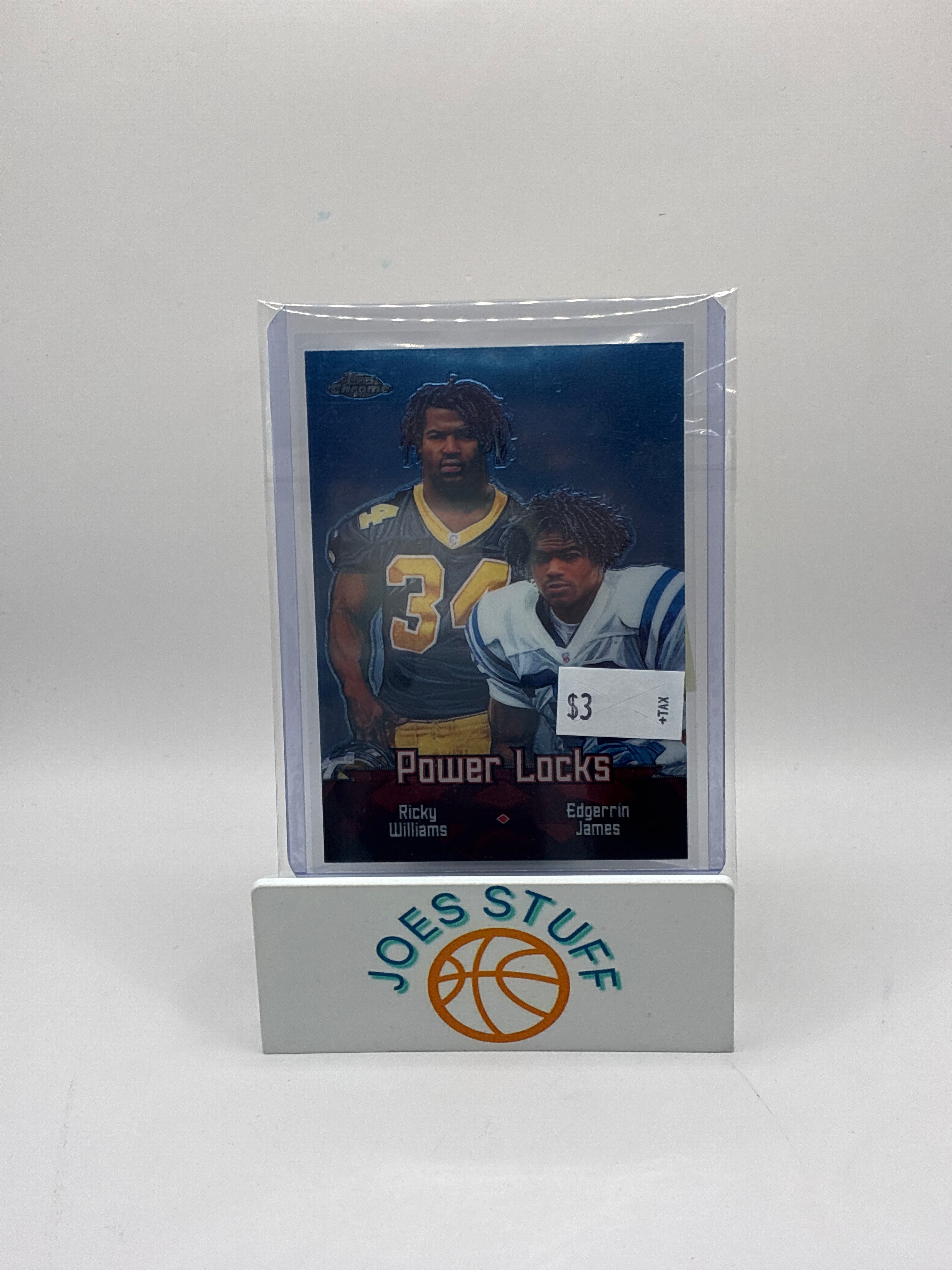 2000 Topps Chrome Combos Edgerrin James, Ricky Williams #TC8