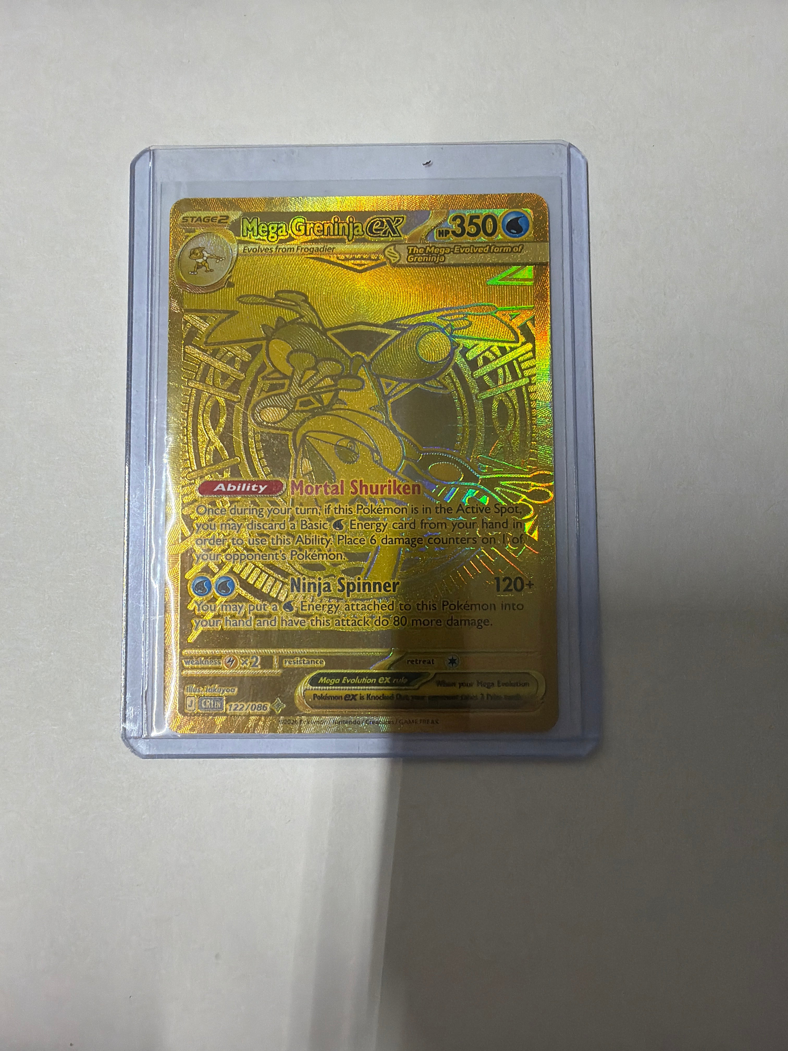 Mega greninja EX 122/086