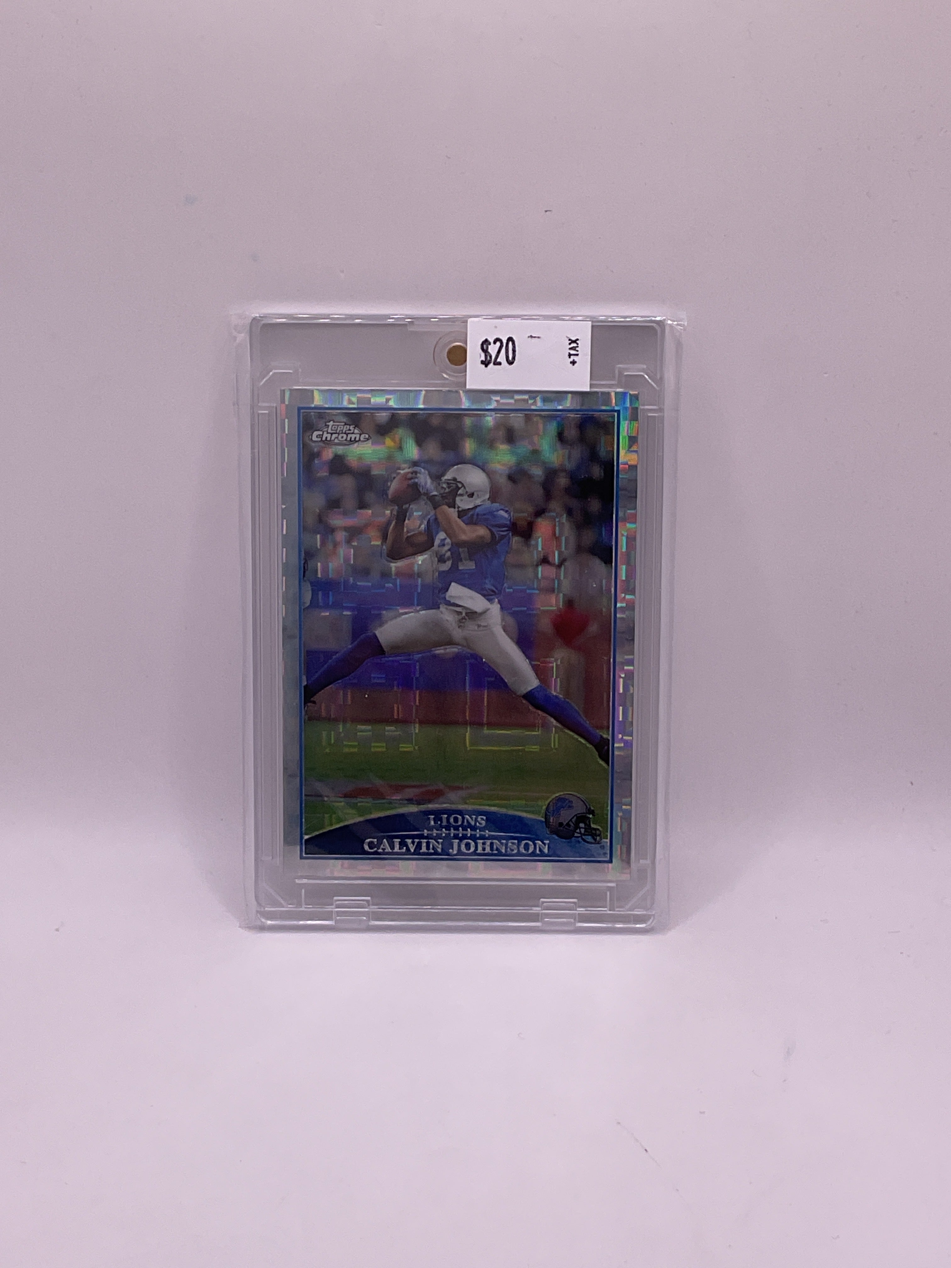 2009 Topps Chrome Calvin Johnson X Fractor