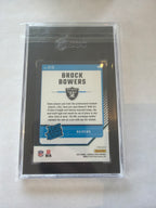 2024 Donruss optic Brock bowers blue scope Prizm SGC 10