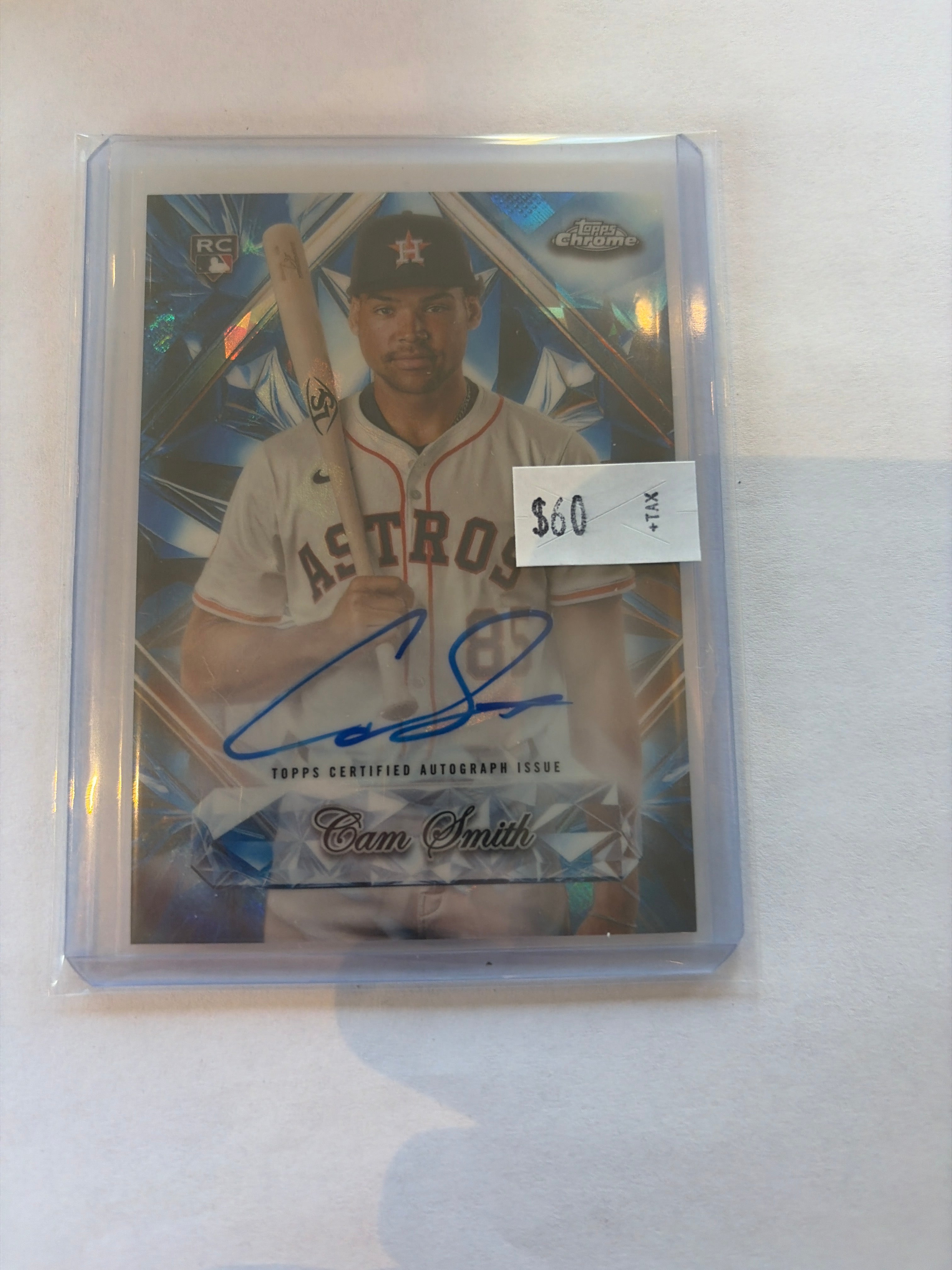 2025 Topps chrome cam smith auto