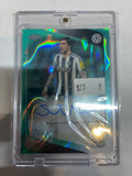 2025-26 Topps Uefa Club Competitions Autographs Sandro Tonali Aqua Foil 030/199