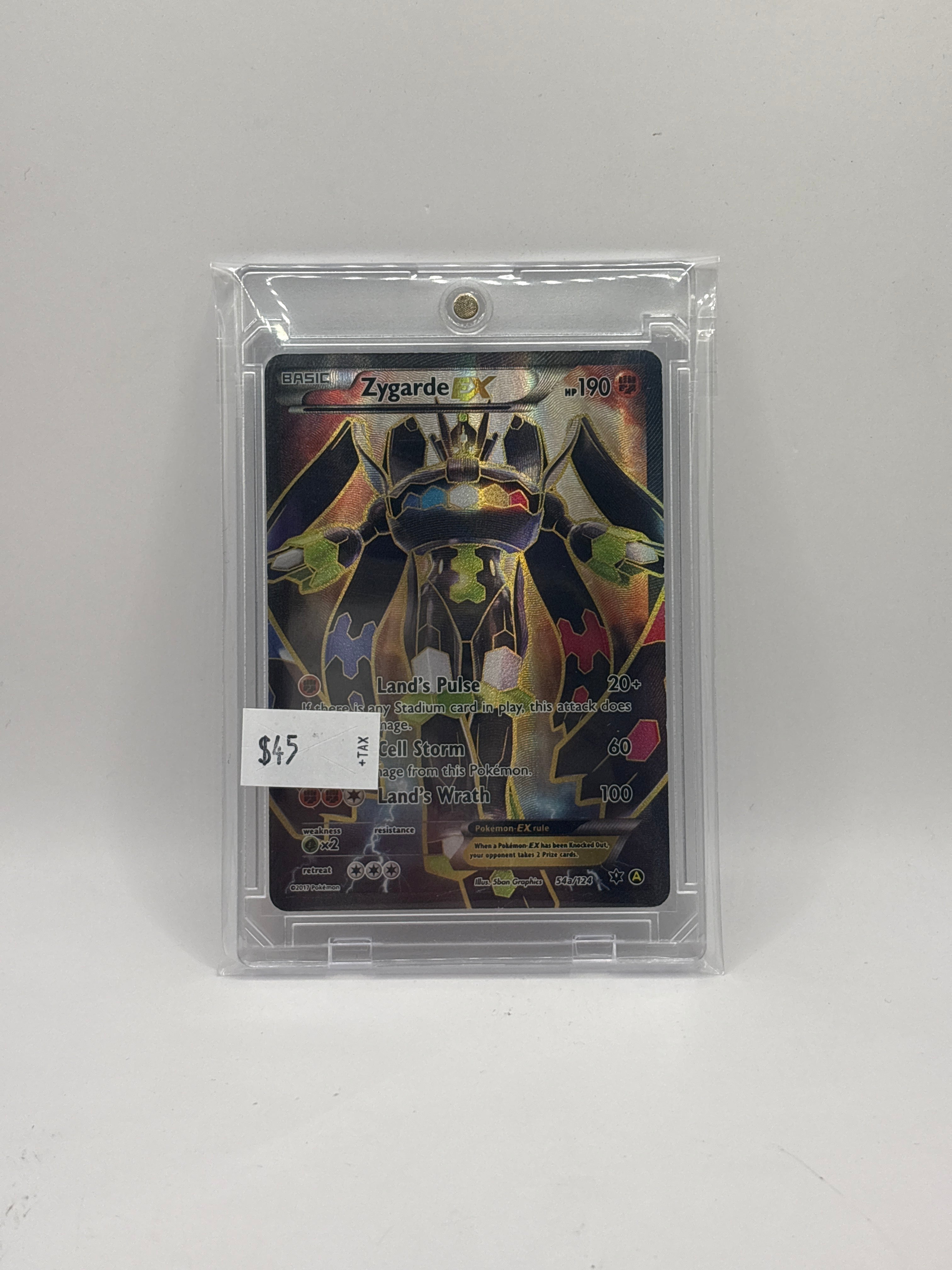 Zygarde EX 054A/124 Alternate Art Holo Promo TCG
