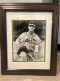 Stan Musial Framed Autograph Photo JSA Certified