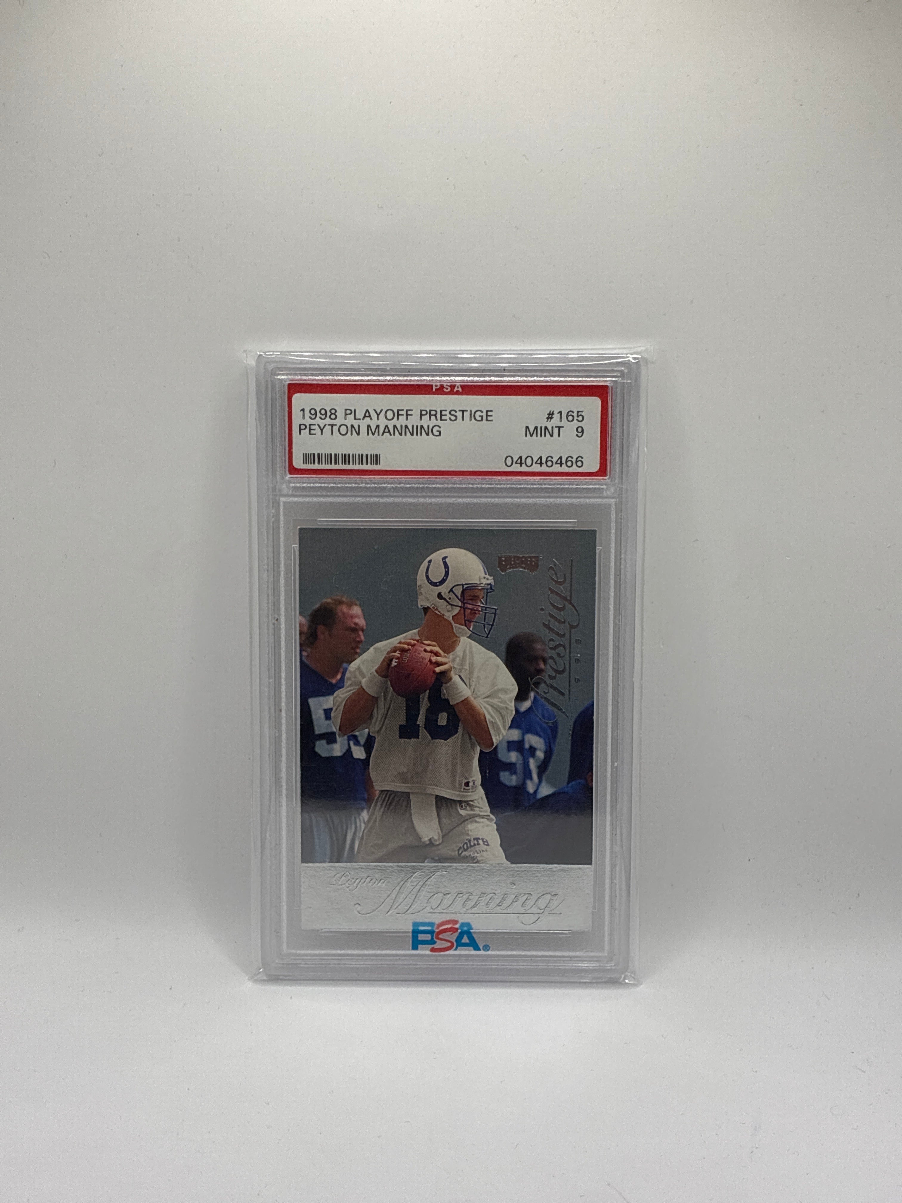 1998 Playoff Prestige Peyton Manning #165 PSA 9