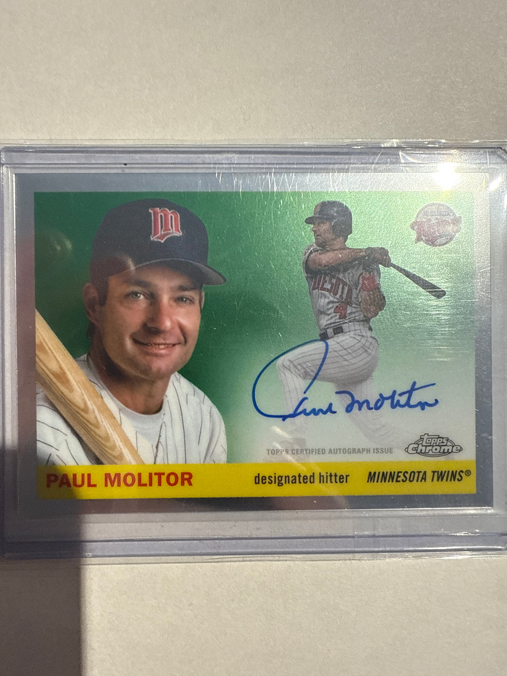 2025 Topps Chrome Paul Molitor Autograph
