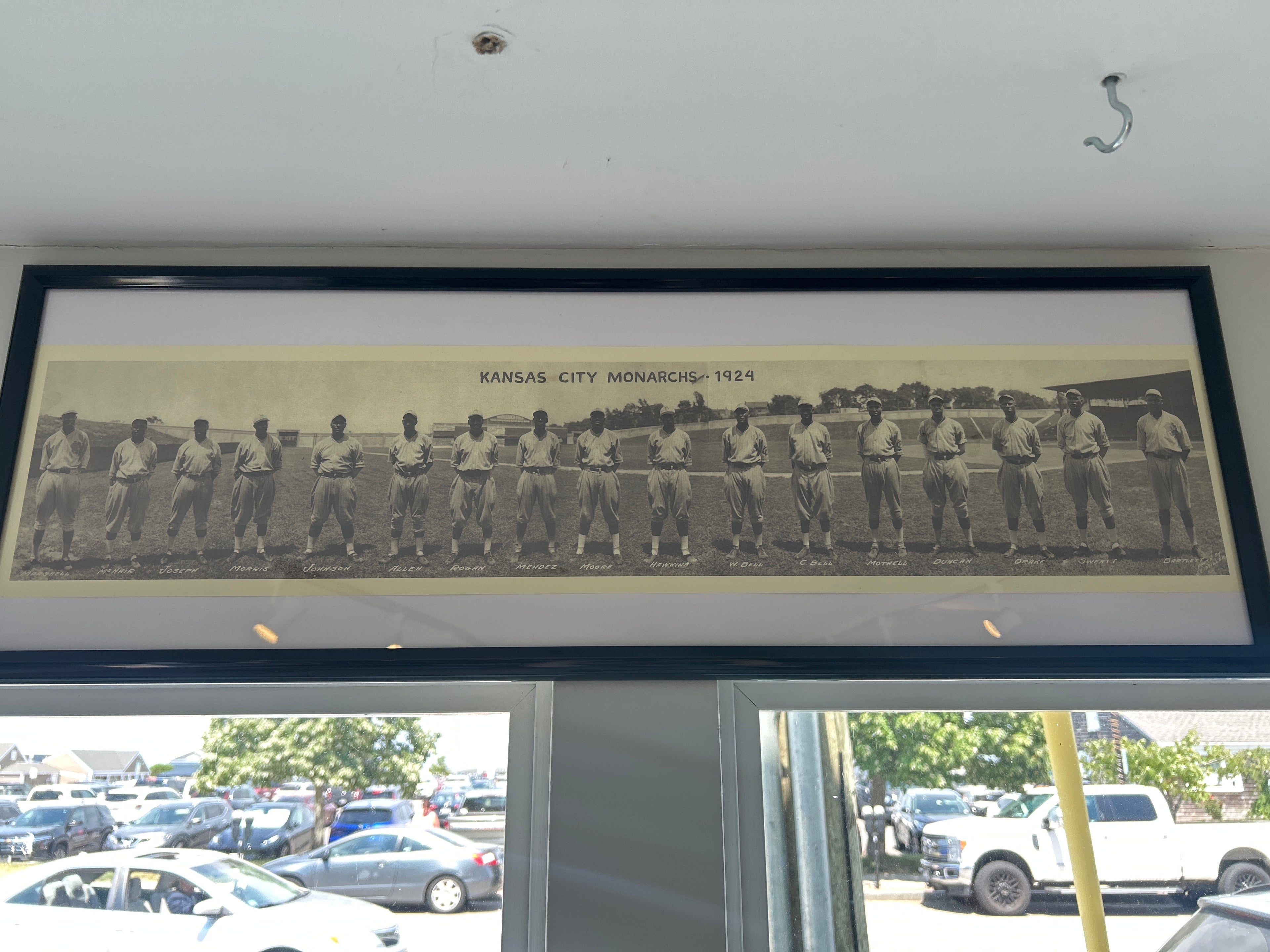 1924 Kansas City Monarchs Framed picture