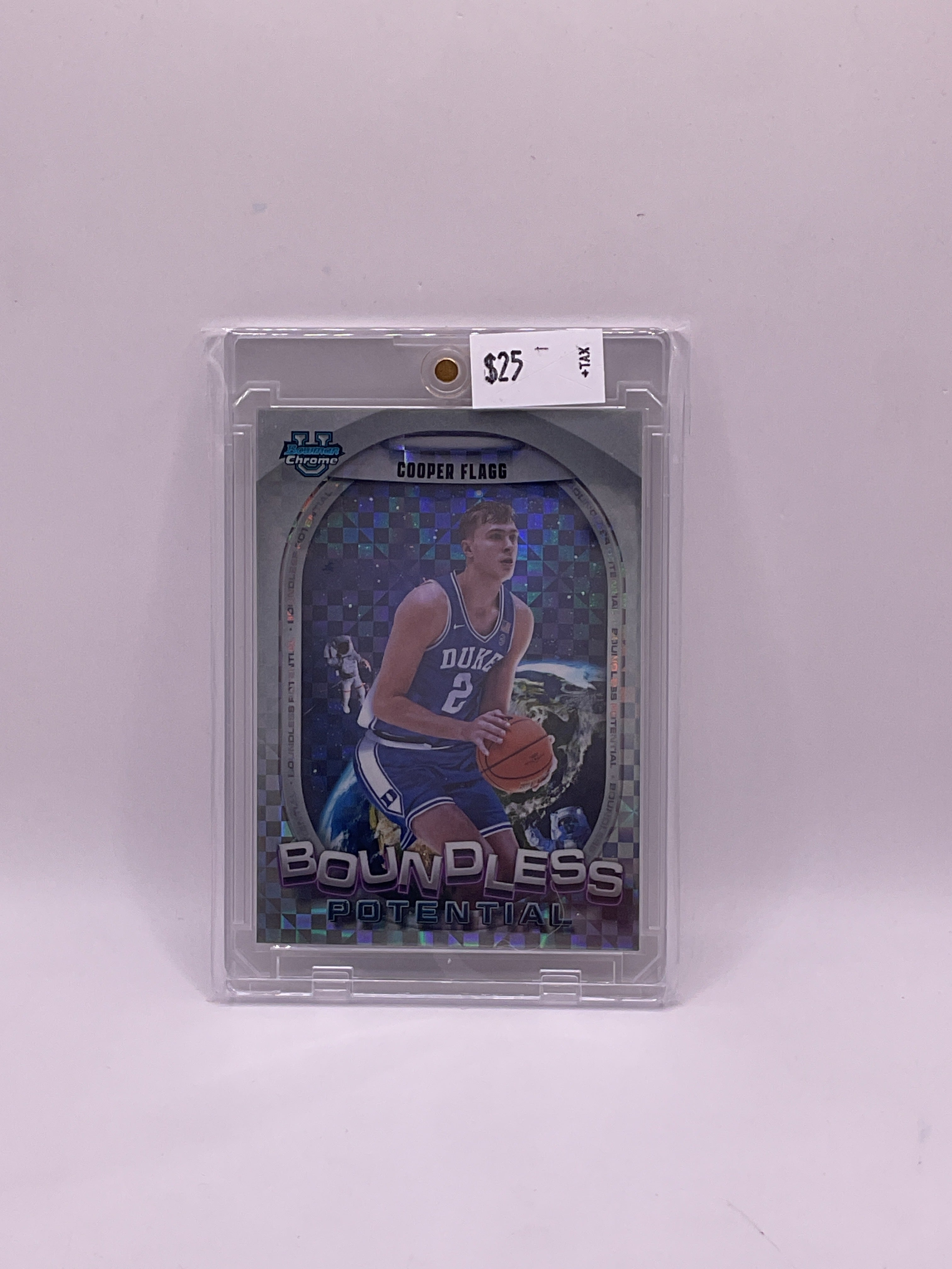 2025 Bowman University Chrome Boundless Potential Cooper Flagg X Fractor