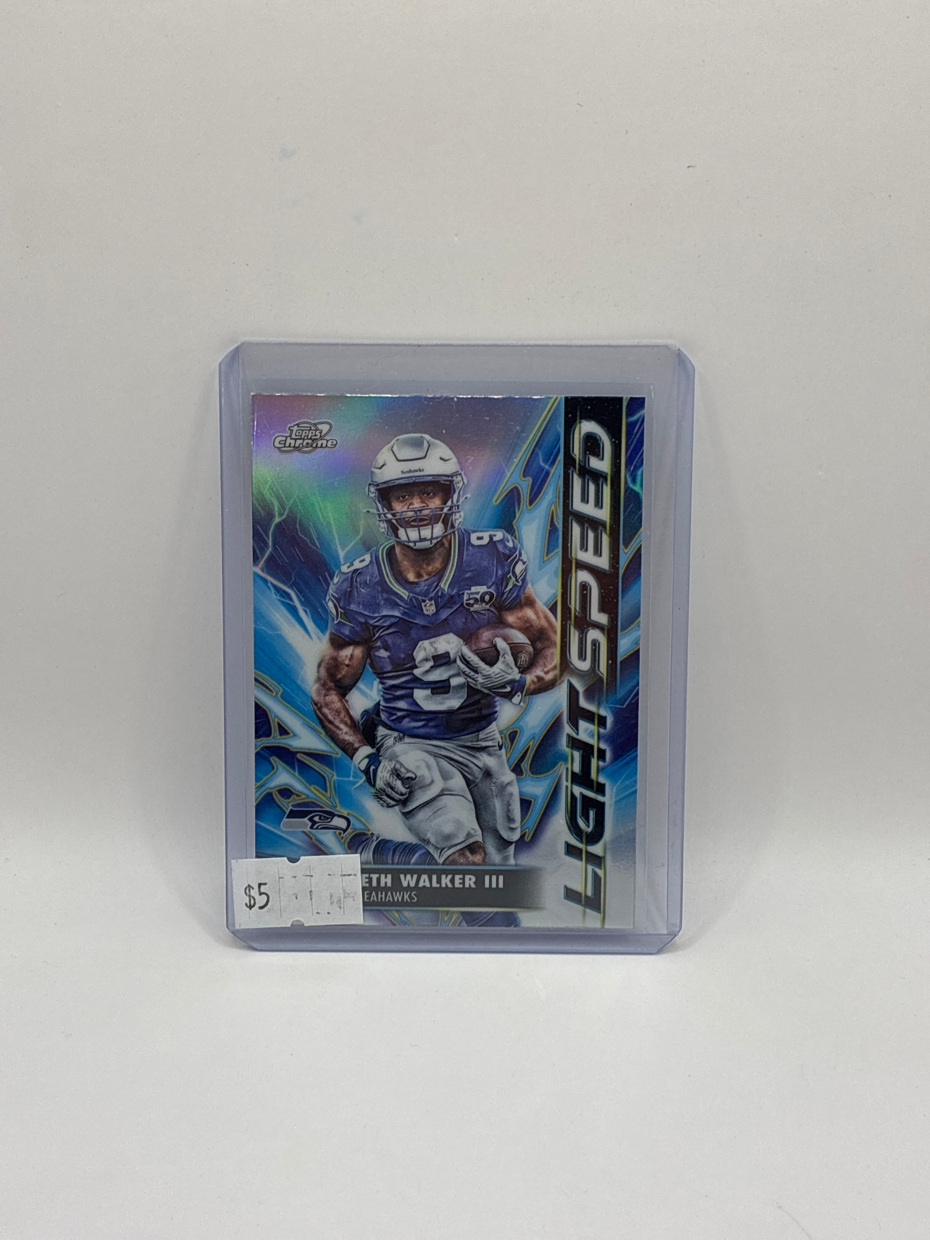 2025 Topps Chrome Cosmic Light Speed Kenneth Walker III