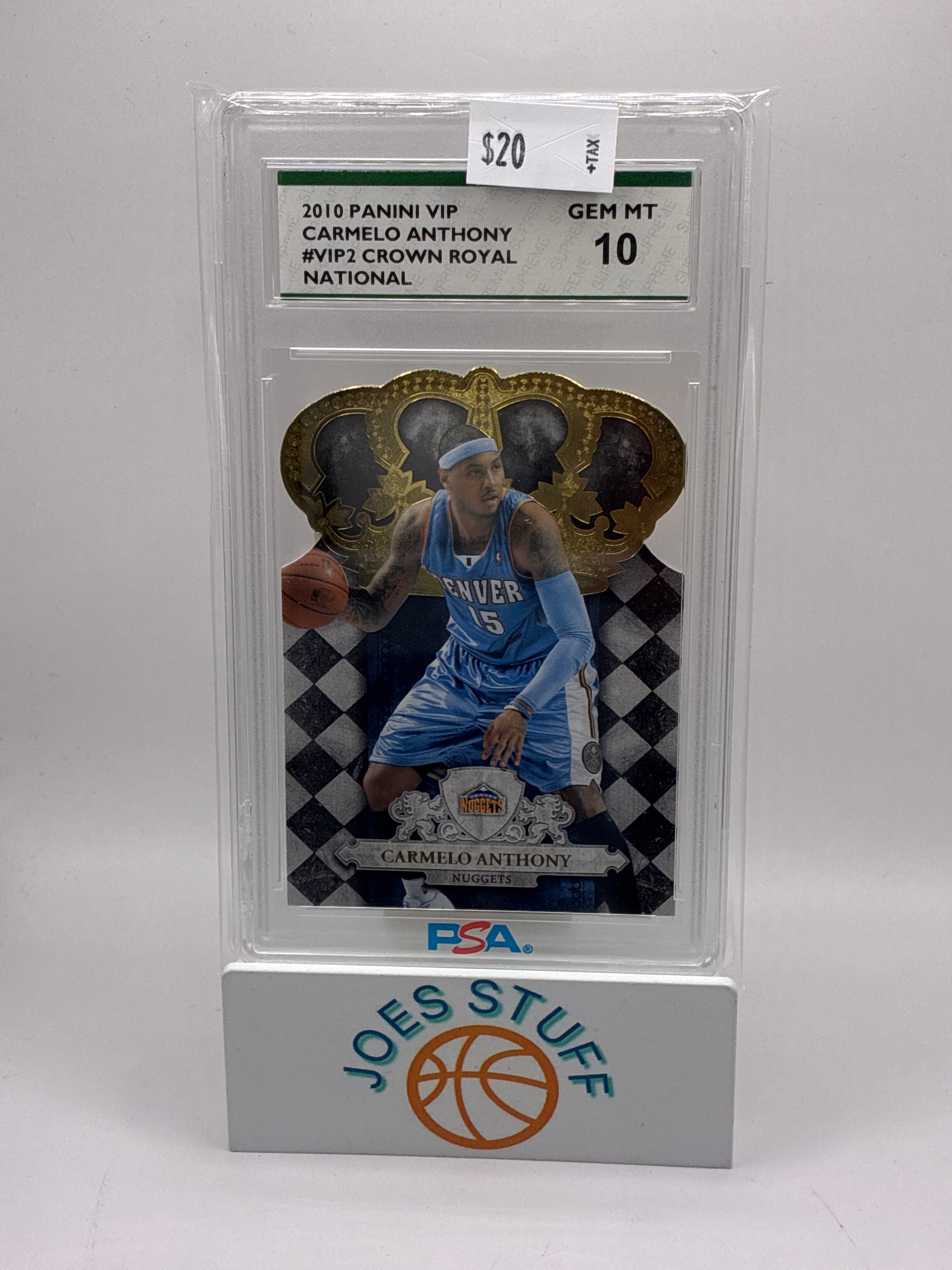 2010 Panini Crown Royale National Convention Vip Carmelo Anthony SP 10