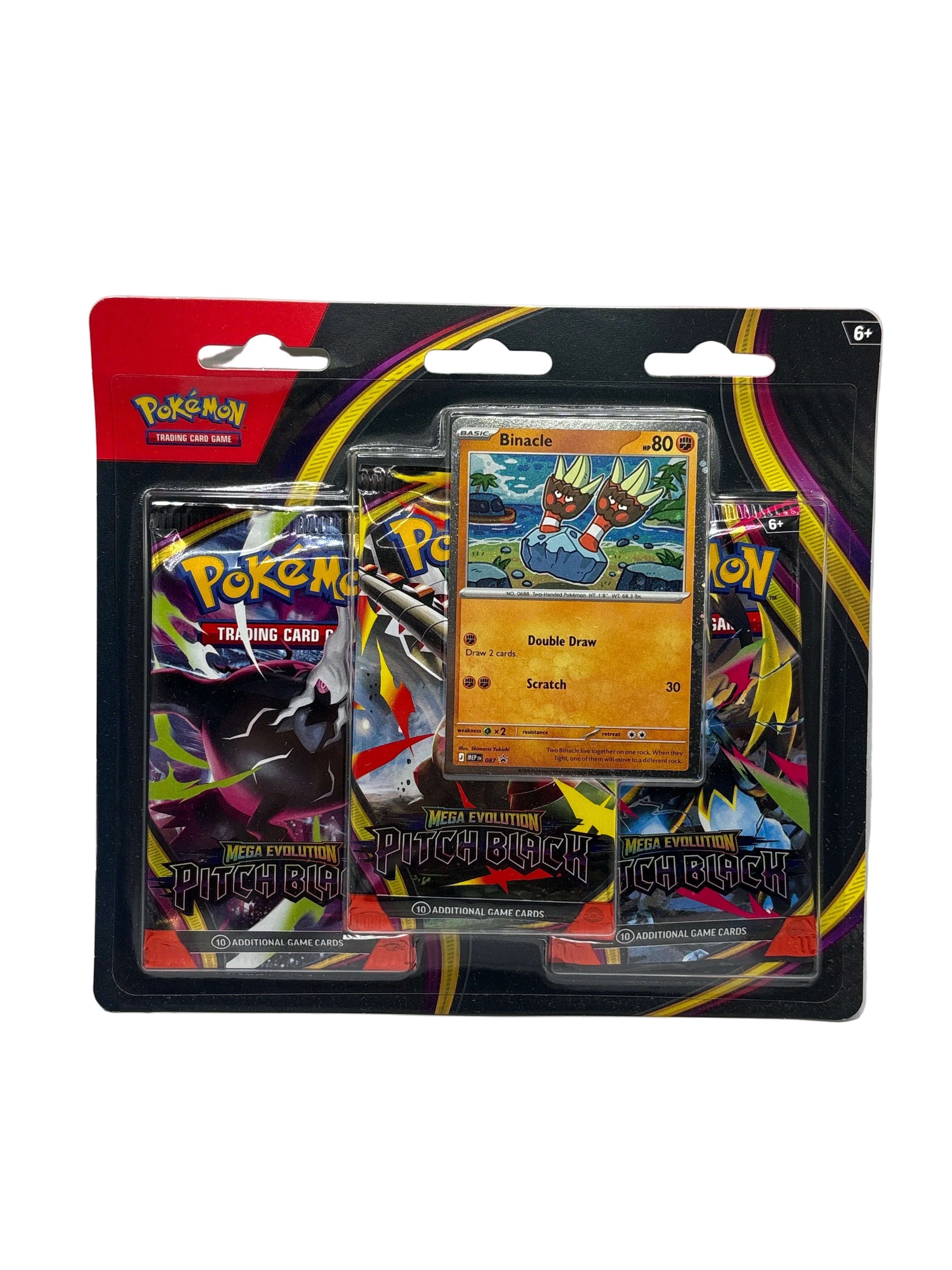 Pokemon - Mega Evolution Pitch Black - 3PK Blister