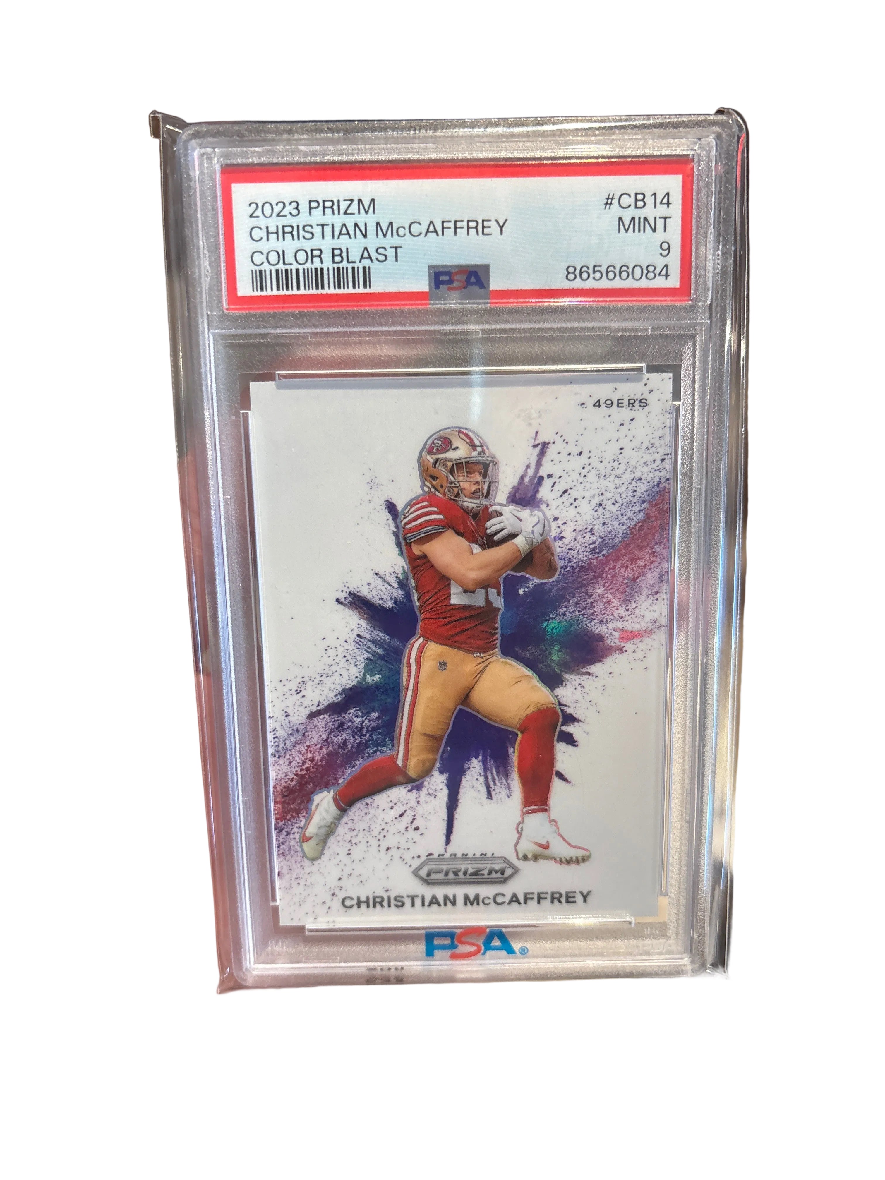 2023 Prism - Christian McCaffrey (Color Blast) #CB14￼