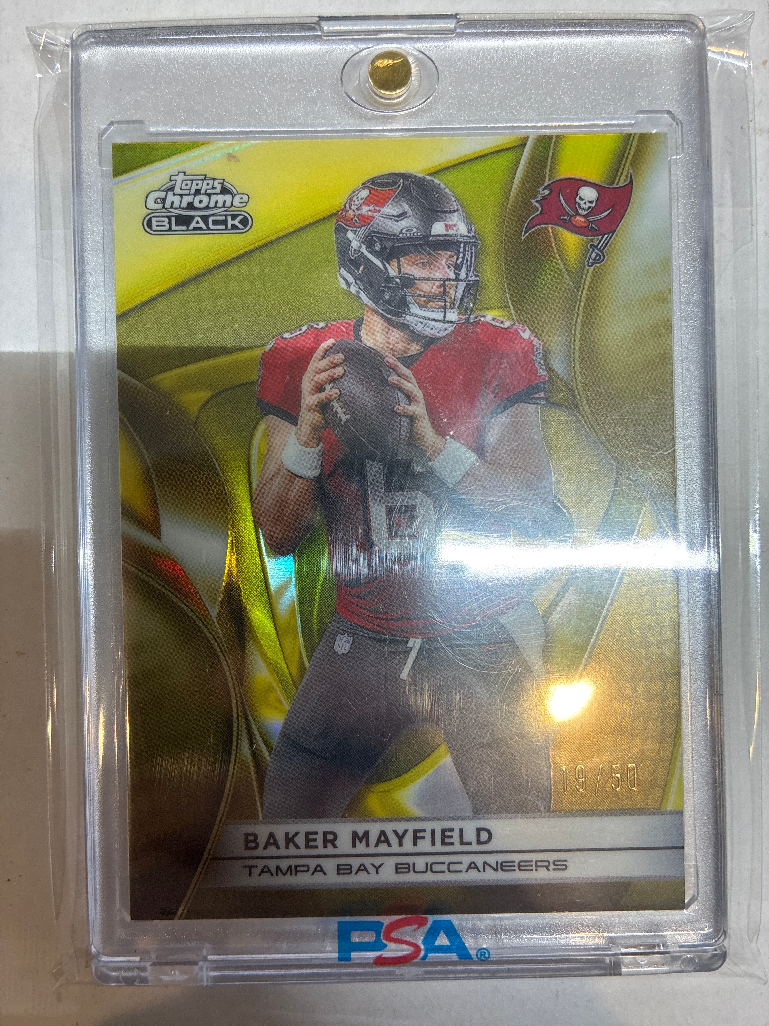 2024 Topps Chrome Black Baker Mayfield #95 19/50