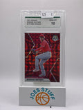 2021 Panini Mosaic Shohei Ohtani Reactive Red Mosaic Prizm SP10