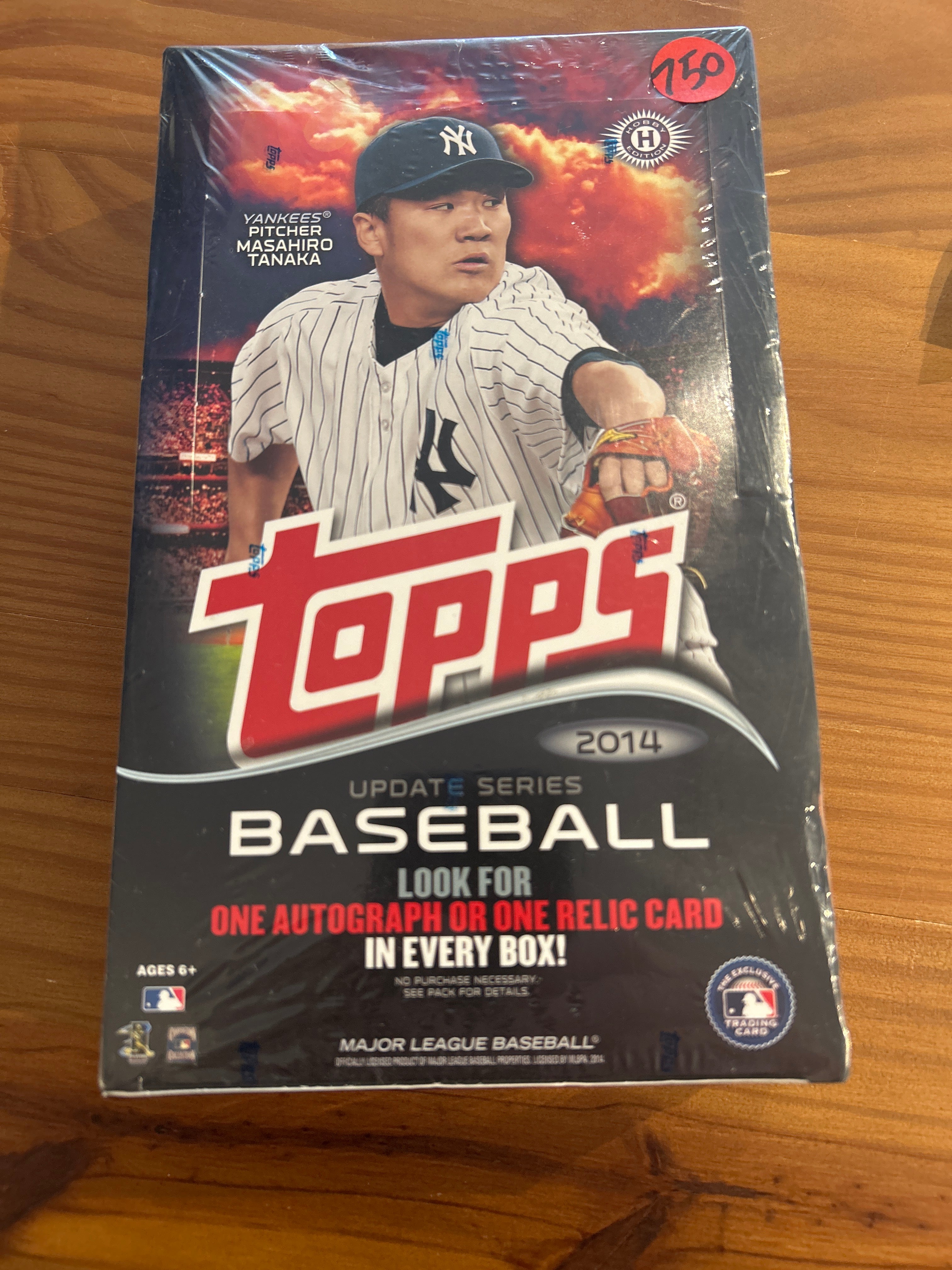 2014 Topps Baseball Update Hobby Box