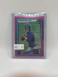 2025 Donruss Optic Jaxson Dart Pink Holo Rated Rookie