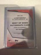 2025 Bowman’s Best JJ Wetherholt Auto
