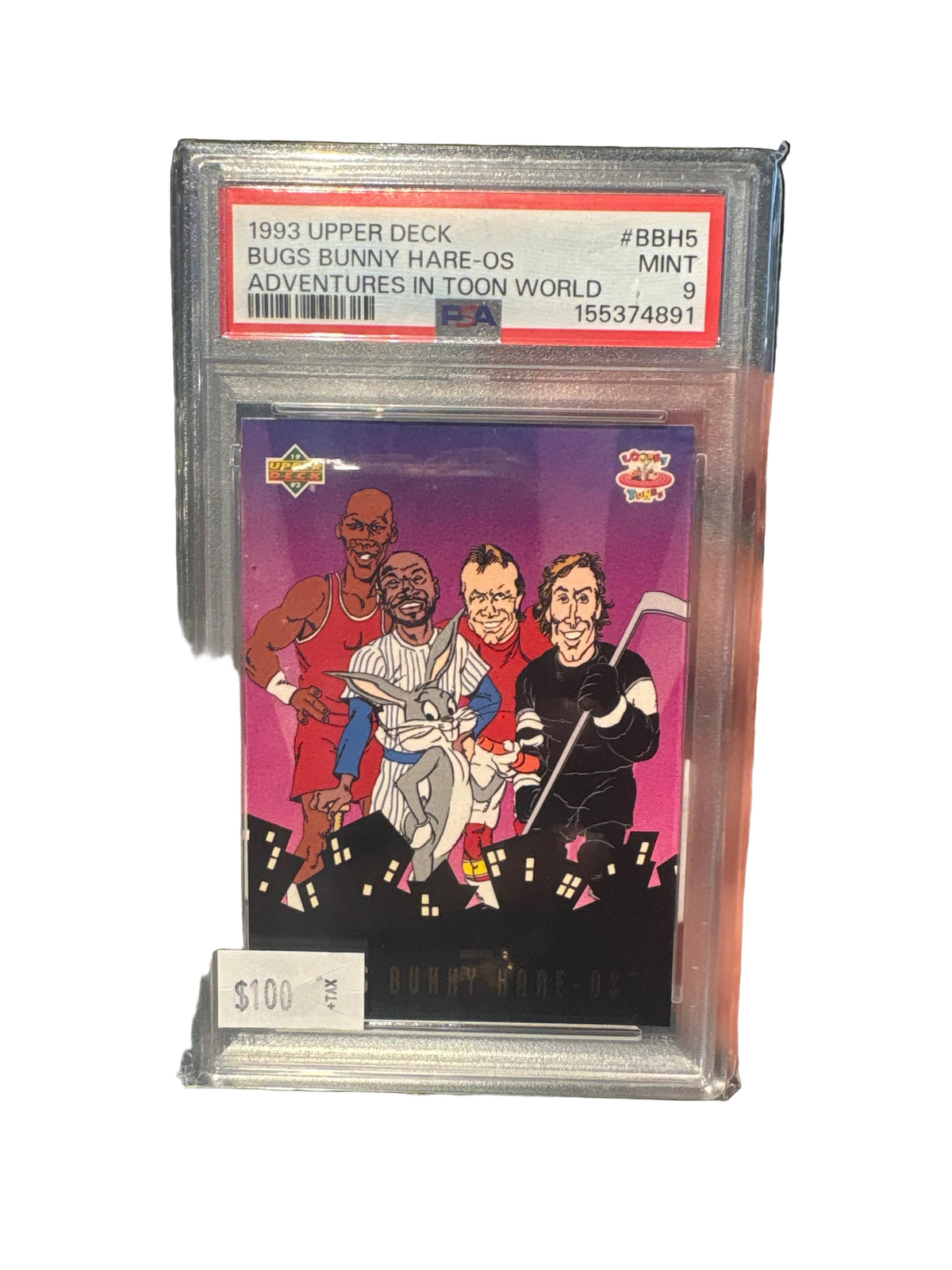 1993 Upper Deck Bugs Bunny Hare-Os Adventures in Toon World PSA 9