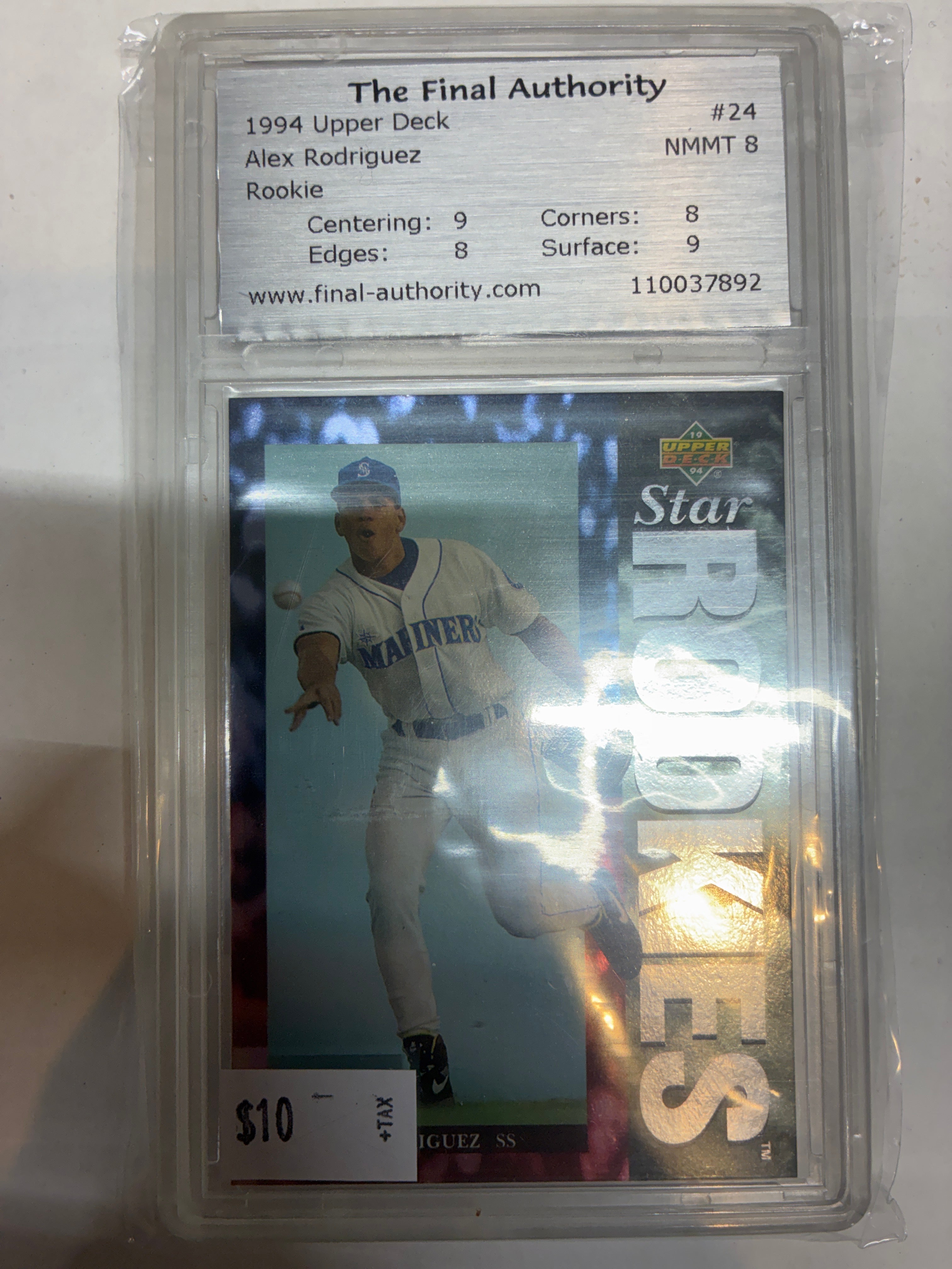 1994 Upper Deck Star Rookie Alex Rodriguez NMMT 8