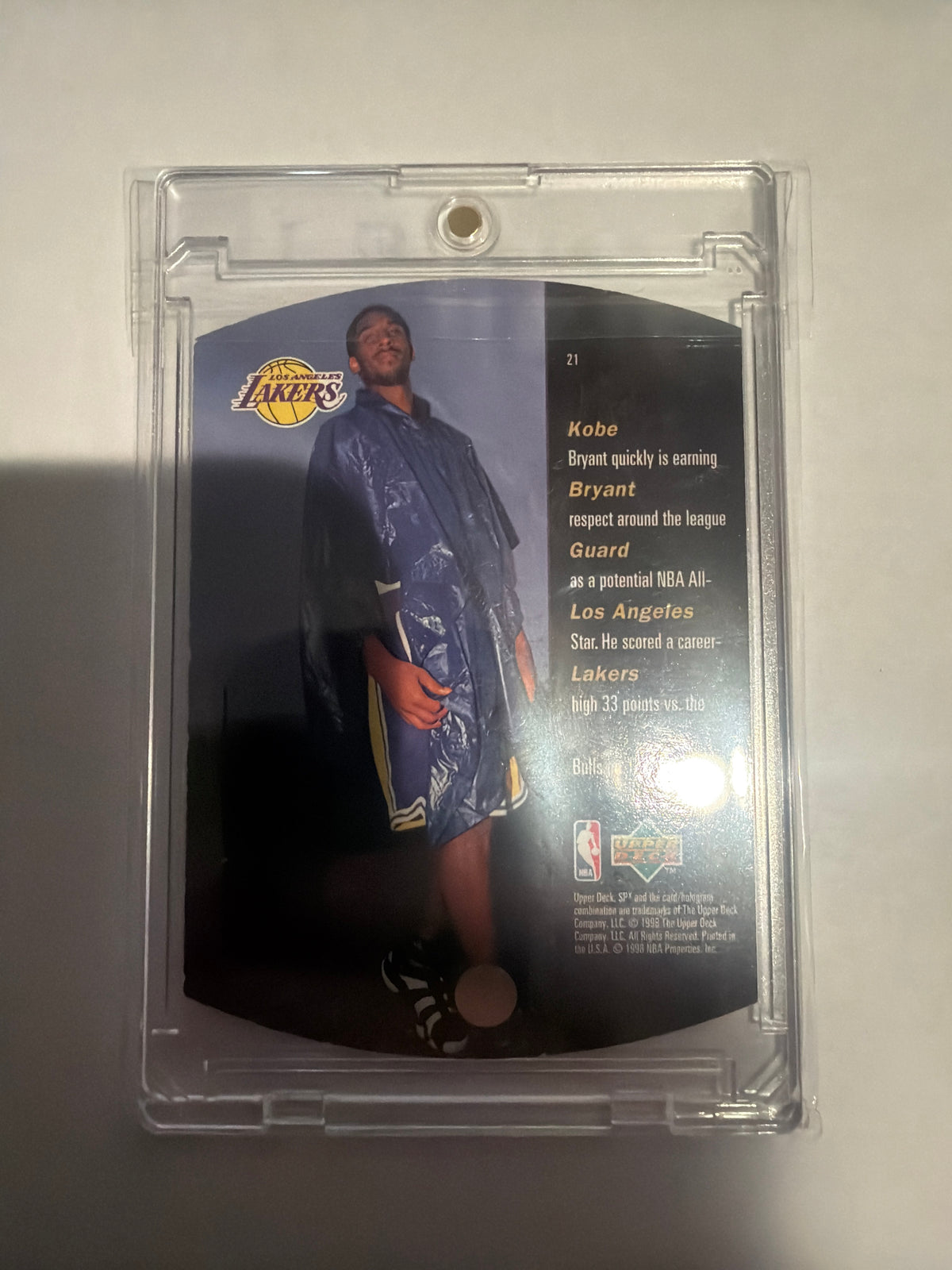 1998 Upper Deck Kobe Bryant X