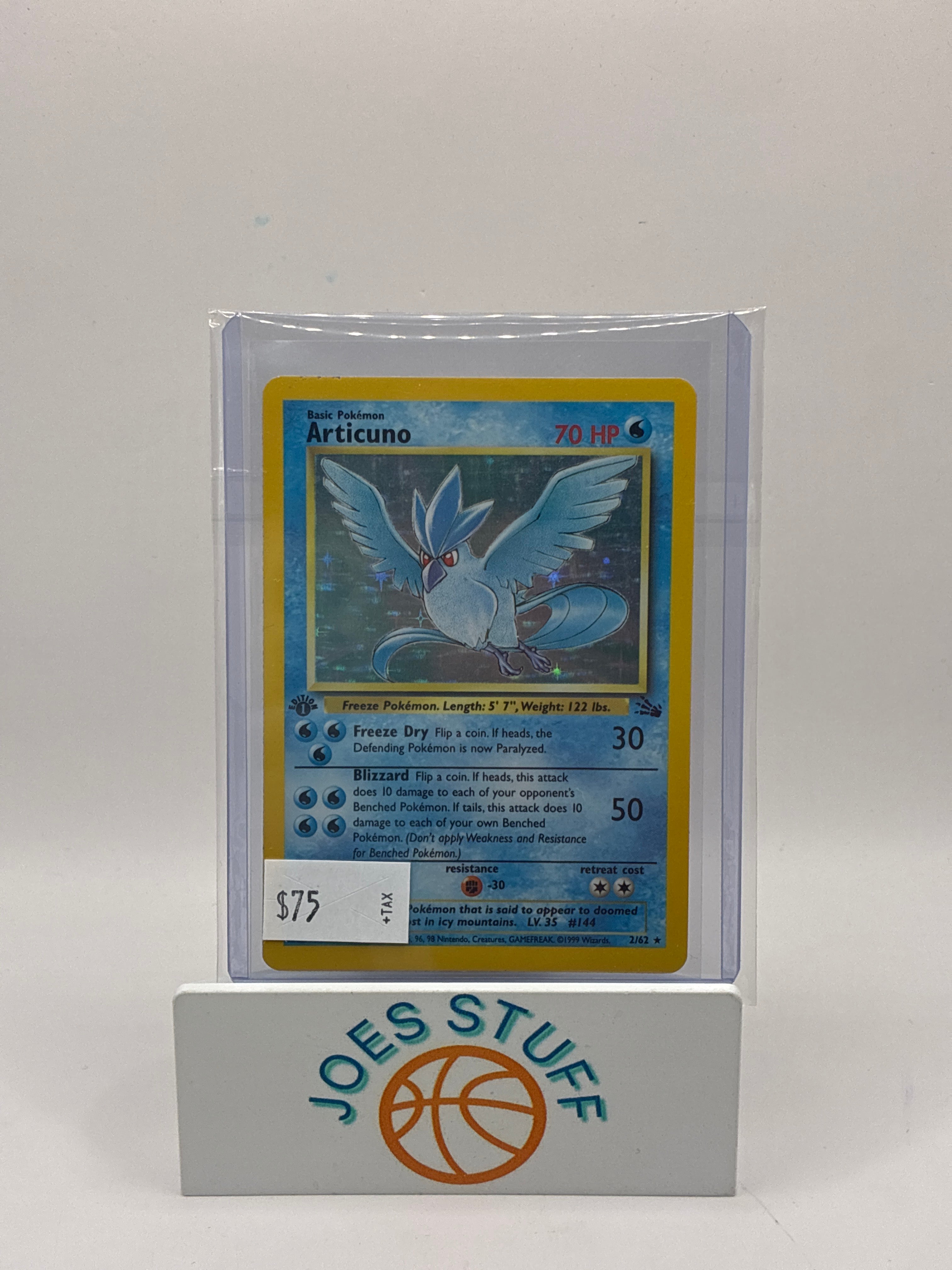 Articuno 2/62 Fossil Holo